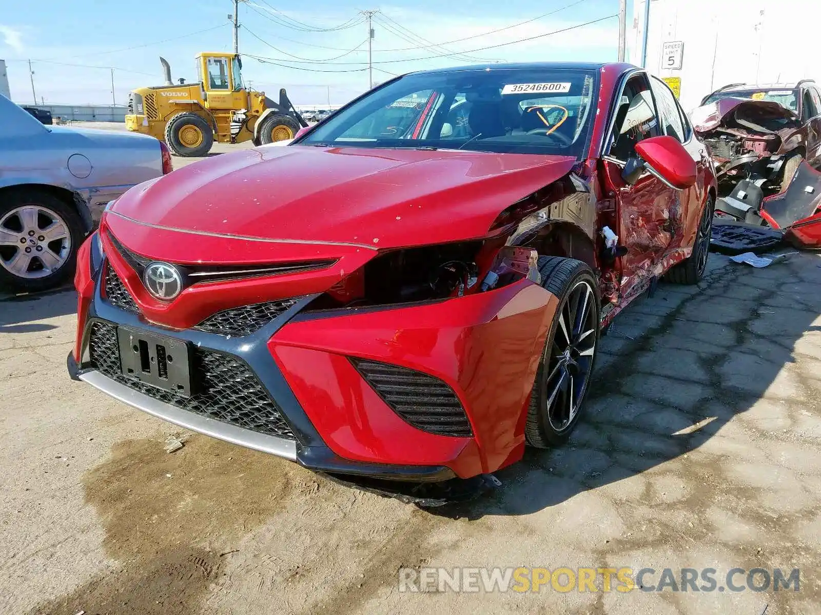 2 Photograph of a damaged car 4T1K61AKXLU315362 TOYOTA CAMRY 2020