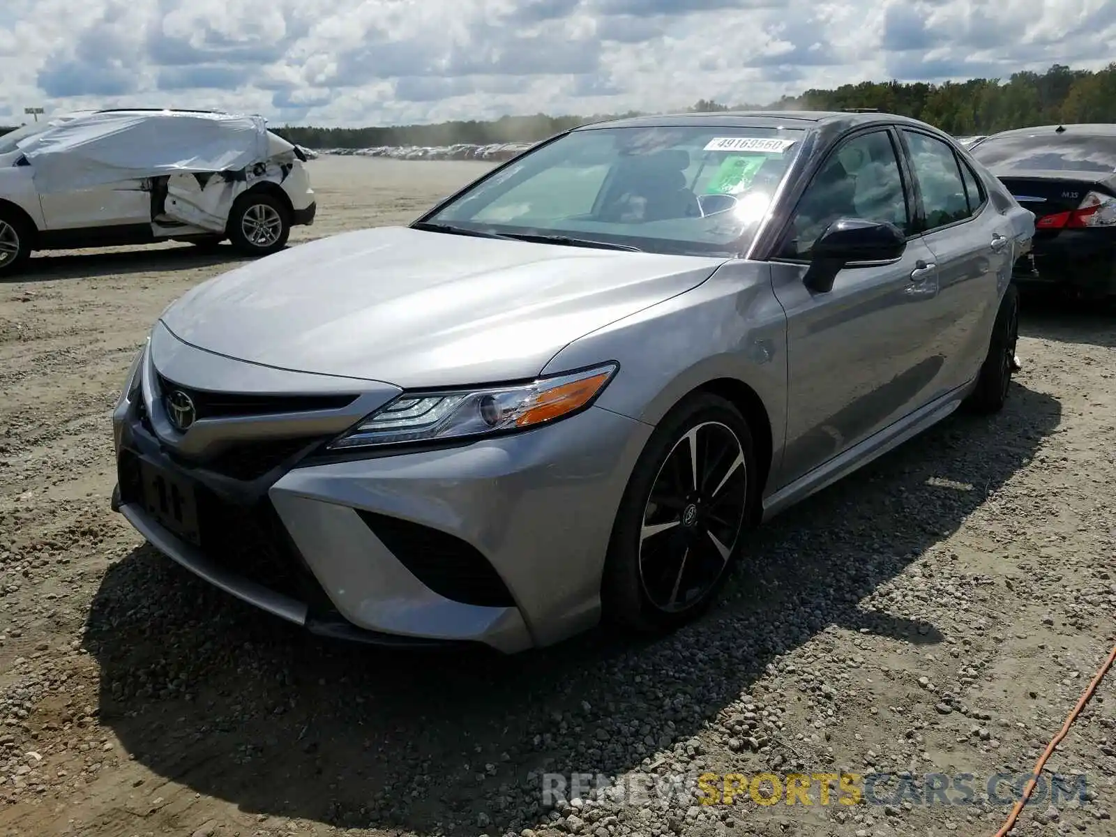 2 Photograph of a damaged car 4T1K61AKXLU337653 TOYOTA CAMRY 2020