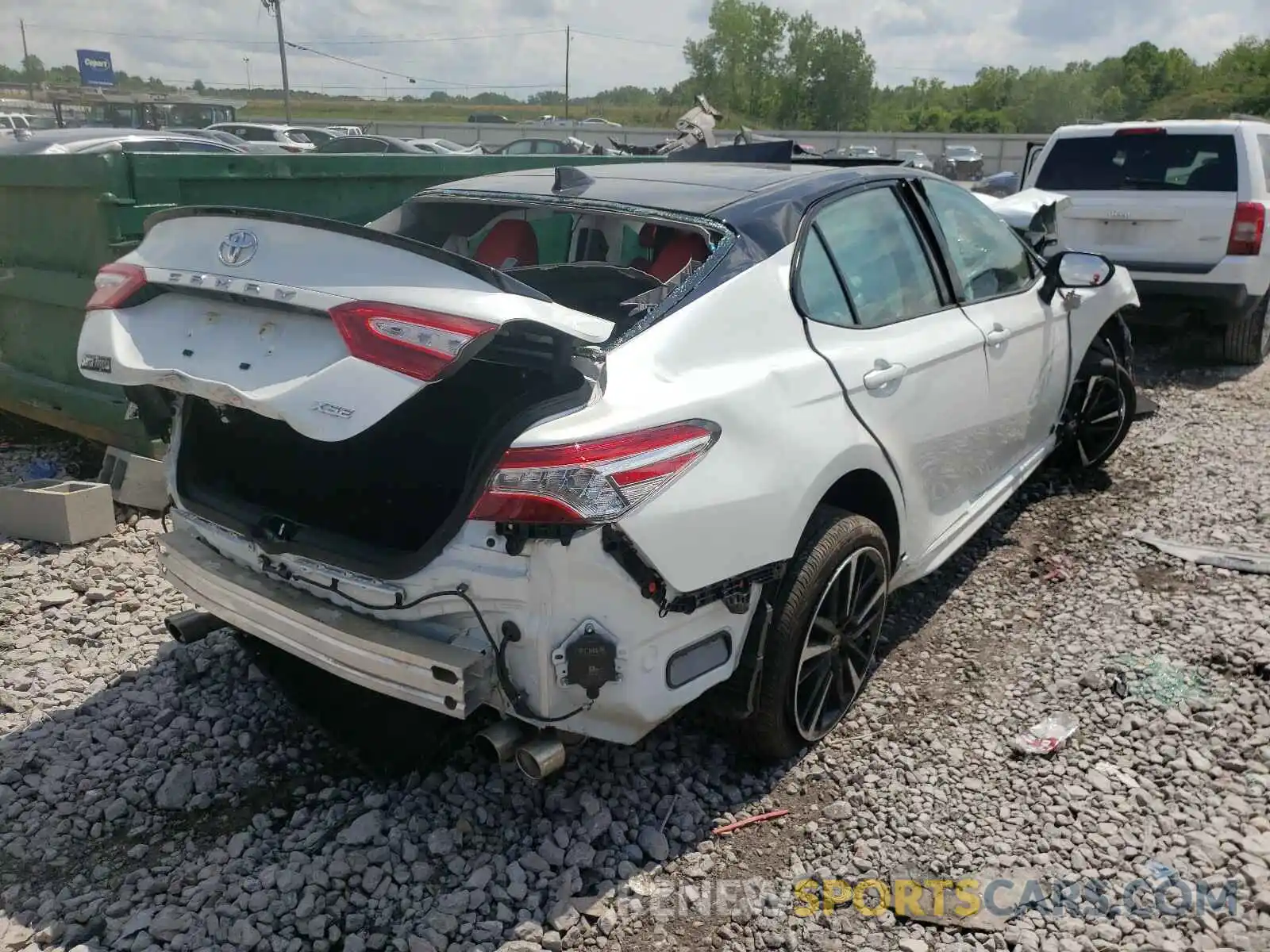 4 Photograph of a damaged car 4T1K61AKXLU378431 TOYOTA CAMRY 2020