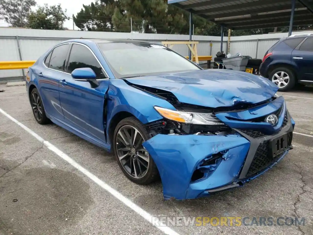 1 Photograph of a damaged car 4T1K61AKXLU378574 TOYOTA CAMRY 2020