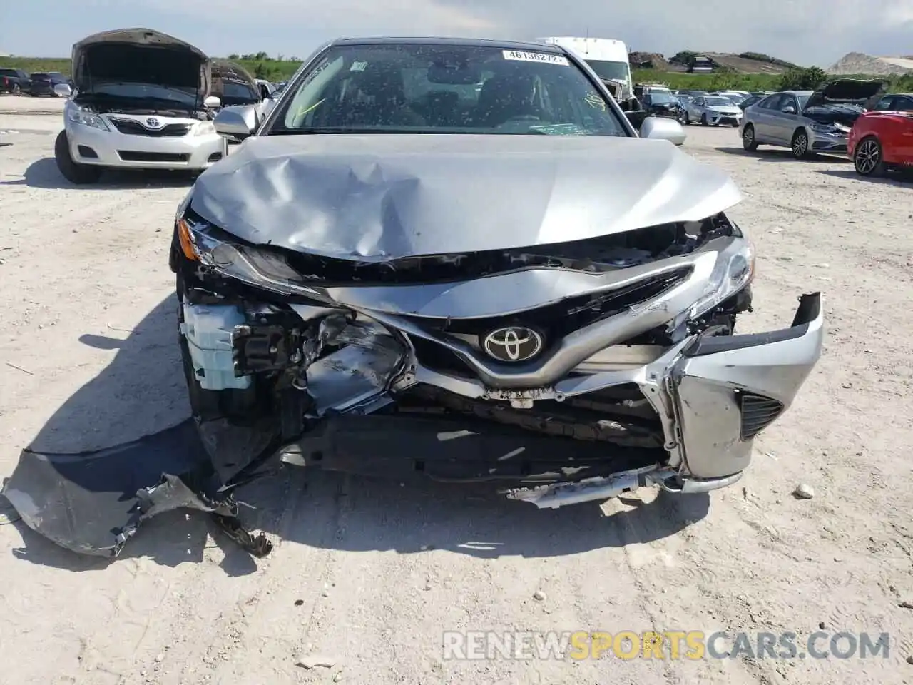 9 Photograph of a damaged car 4T1K61AKXLU862020 TOYOTA CAMRY 2020