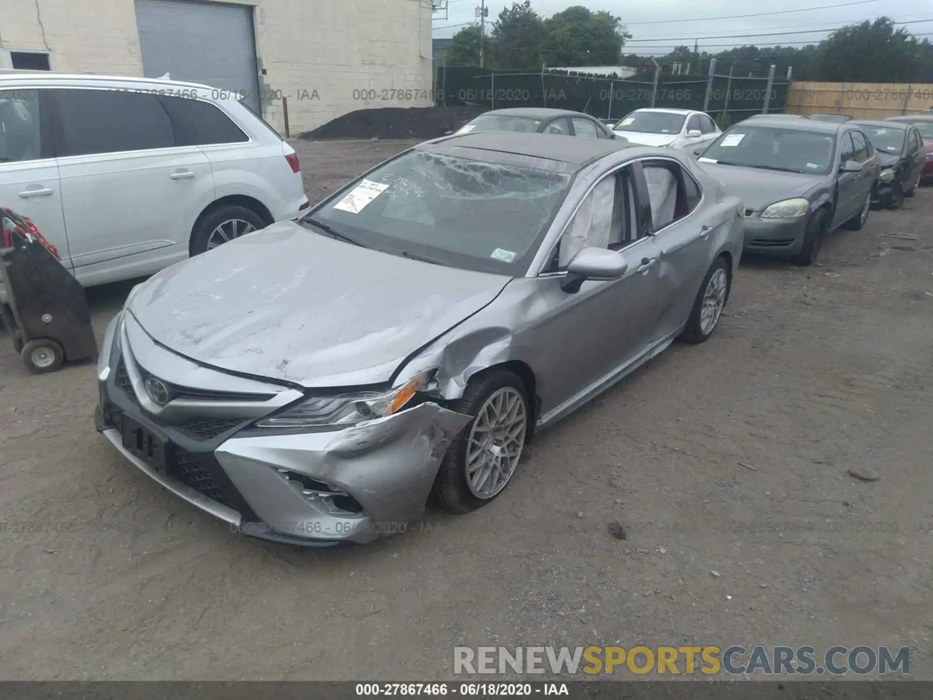 2 Photograph of a damaged car 4T1K61AKXLU884194 TOYOTA CAMRY 2020