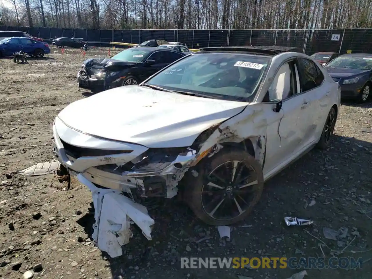 2 Photograph of a damaged car 4T1K61AKXLU886673 TOYOTA CAMRY 2020