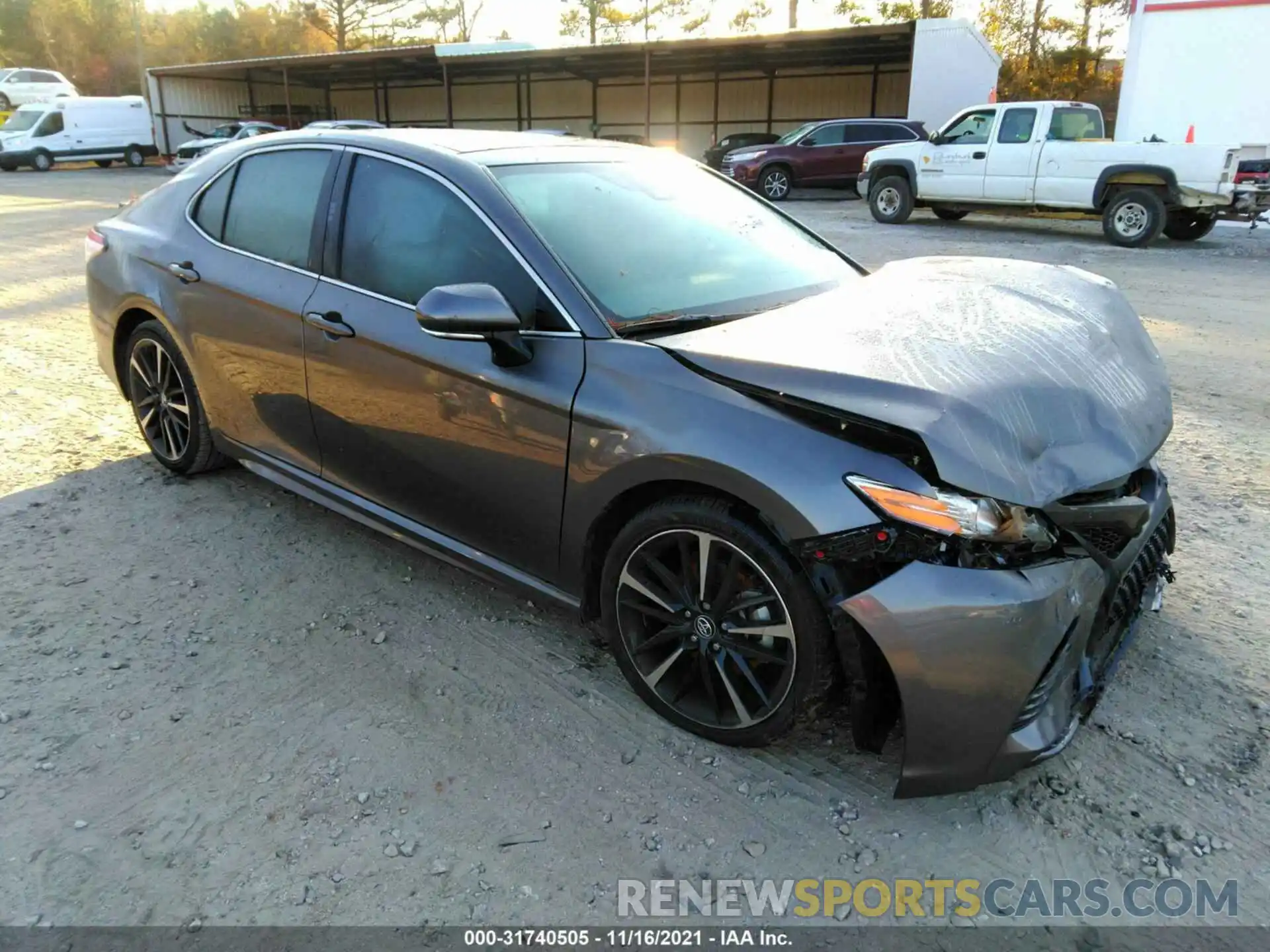 1 Photograph of a damaged car 4T1K61AKXLU892957 TOYOTA CAMRY 2020