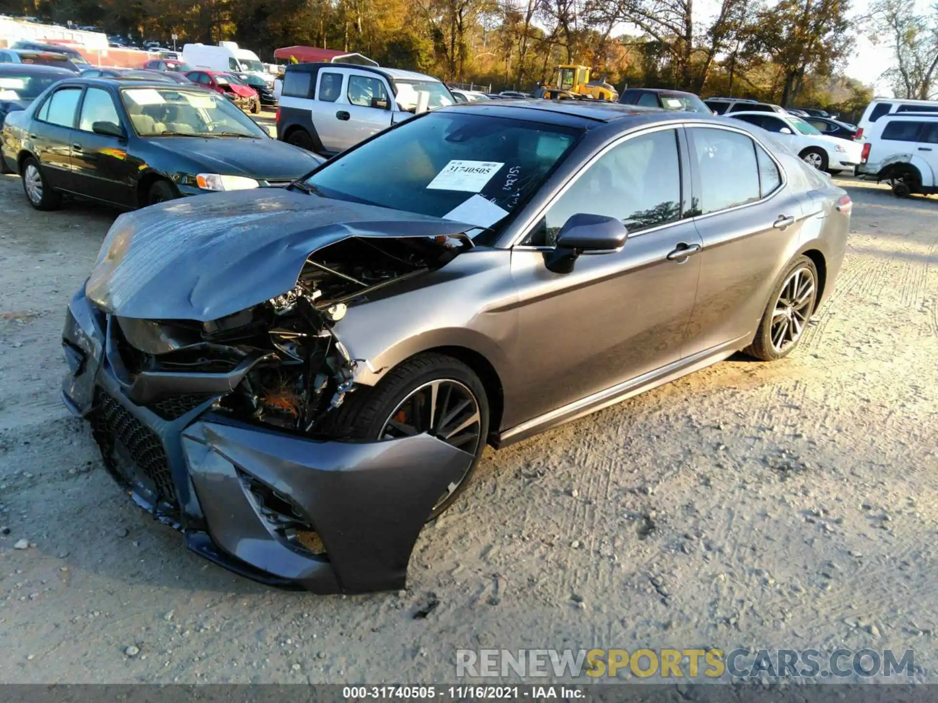 2 Photograph of a damaged car 4T1K61AKXLU892957 TOYOTA CAMRY 2020