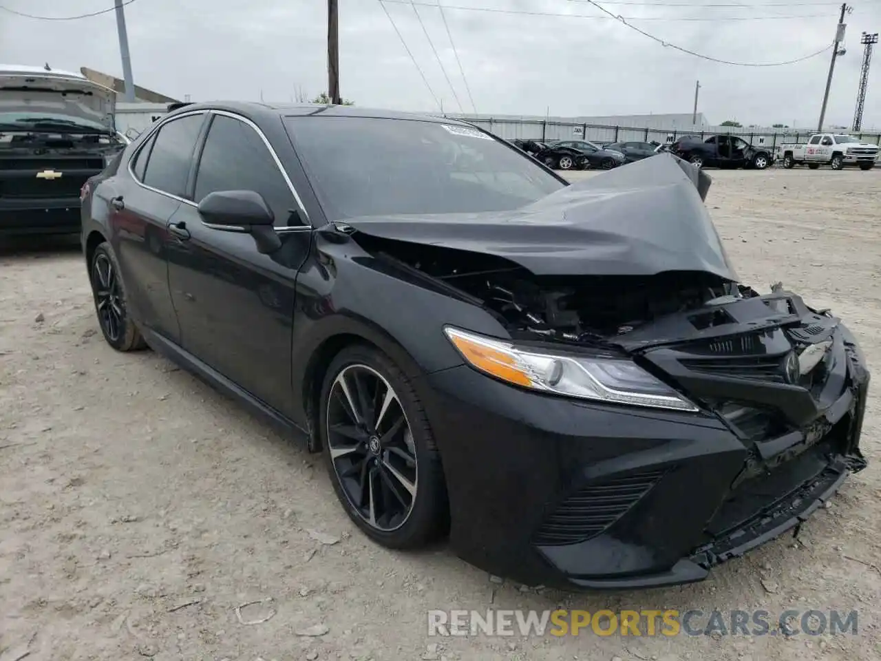 1 Photograph of a damaged car 4T1K61AKXLU902323 TOYOTA CAMRY 2020