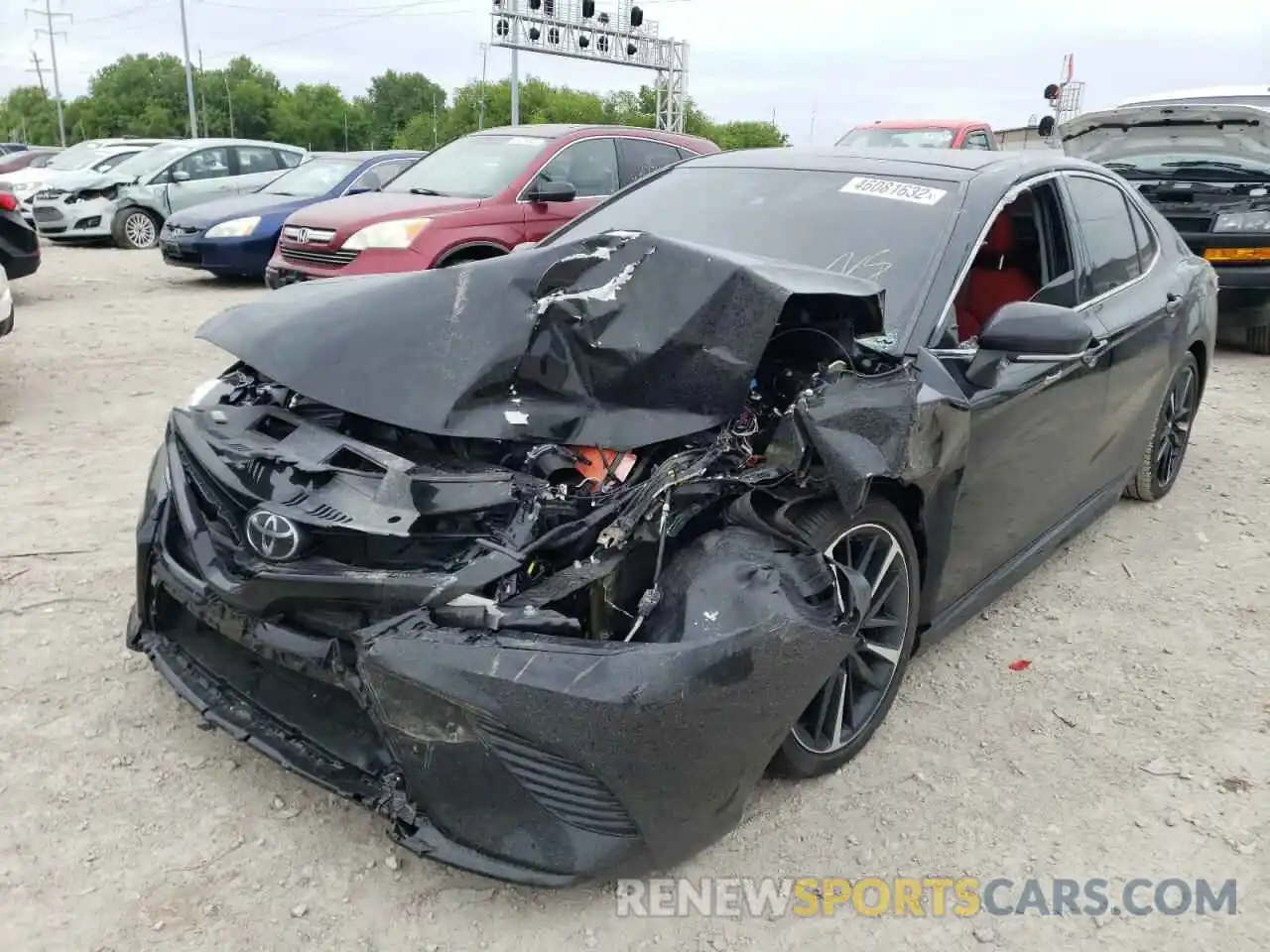 2 Photograph of a damaged car 4T1K61AKXLU902323 TOYOTA CAMRY 2020