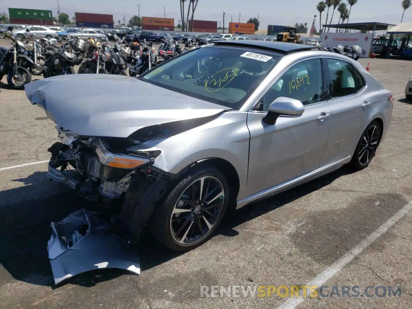 2 Photograph of a damaged car 4T1K61AKXLU939064 TOYOTA CAMRY 2020