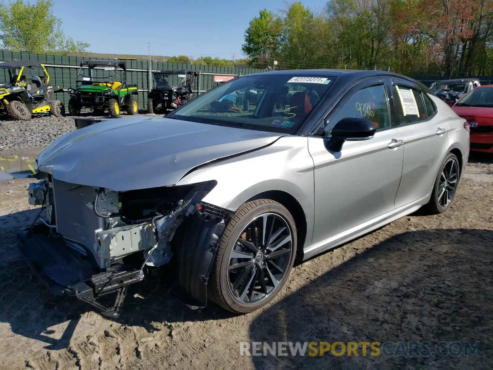 2 Photograph of a damaged car 4T1K61BK0LU003047 TOYOTA CAMRY 2020