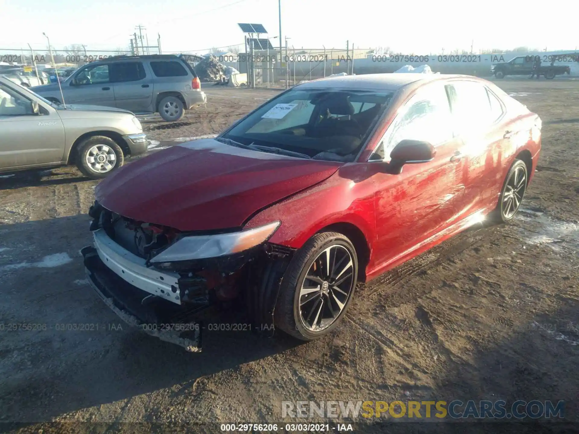 2 Photograph of a damaged car 4T1K61BK0LU014047 TOYOTA CAMRY 2020