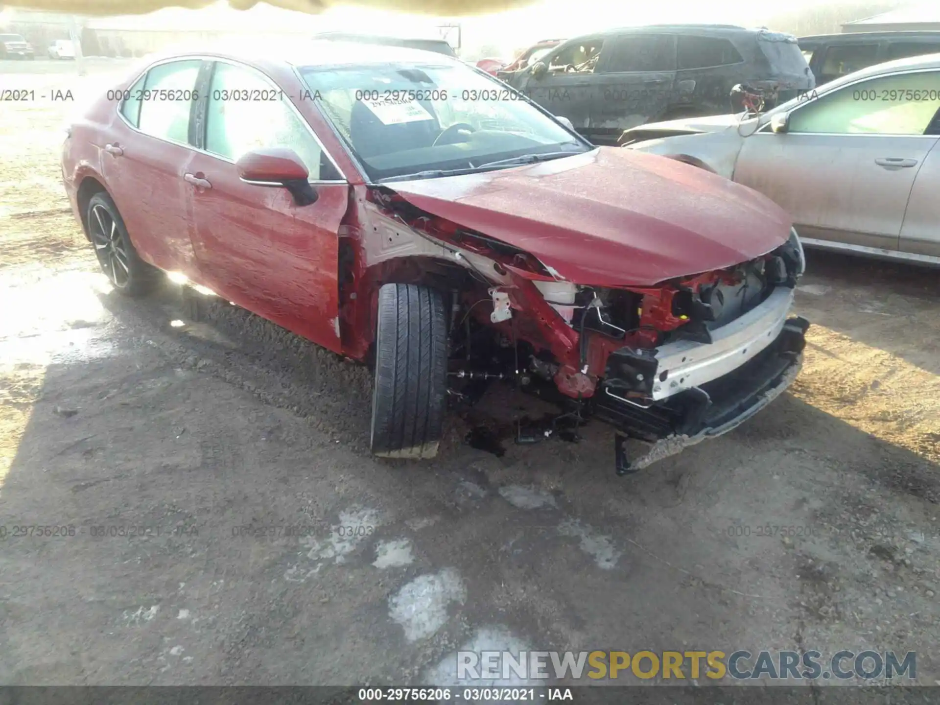 6 Photograph of a damaged car 4T1K61BK0LU014047 TOYOTA CAMRY 2020