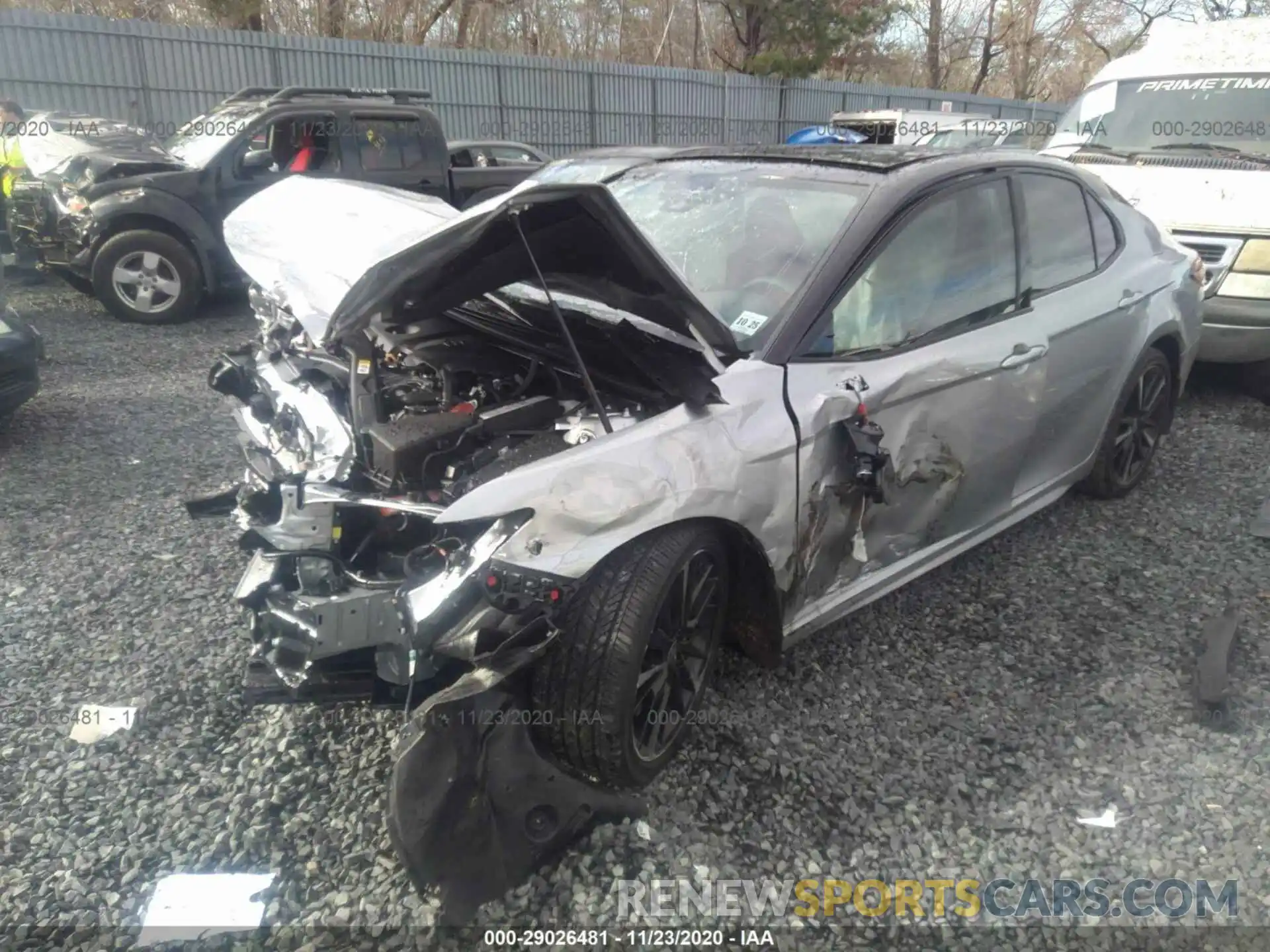 2 Photograph of a damaged car 4T1K61BK0LU018423 TOYOTA CAMRY 2020