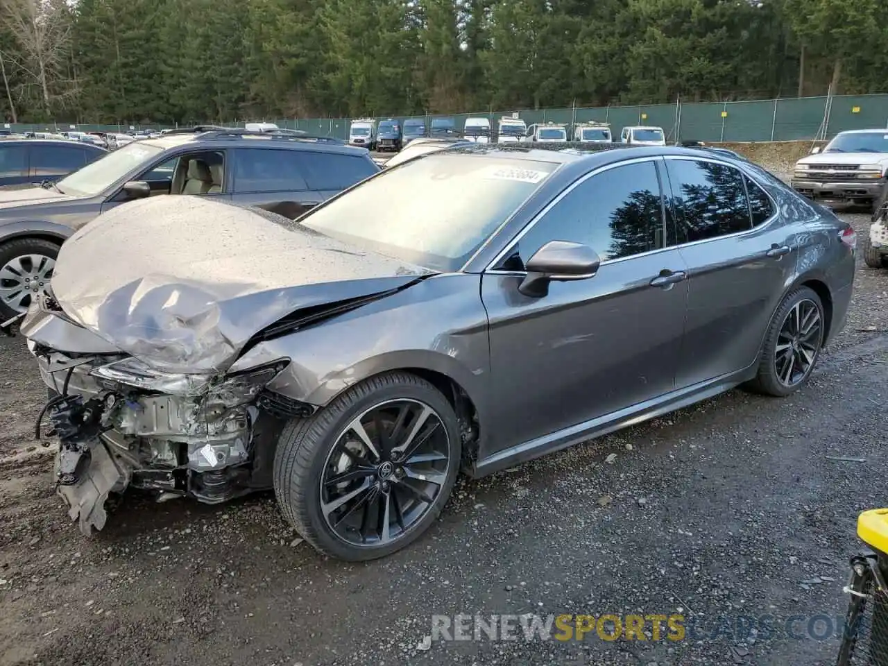 1 Photograph of a damaged car 4T1K61BK1LU017930 TOYOTA CAMRY 2020