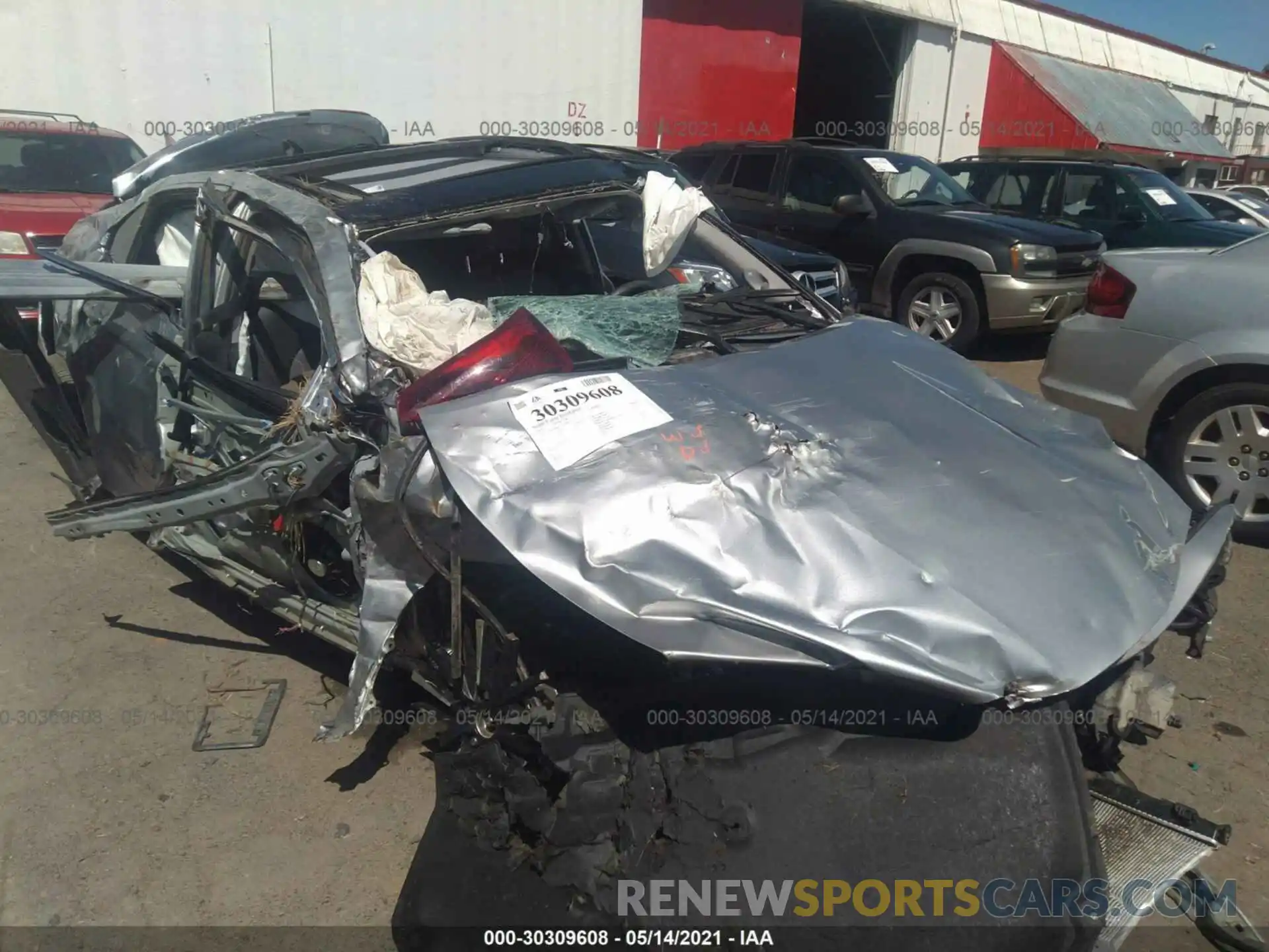 1 Photograph of a damaged car 4T1K61BK2LU008802 TOYOTA CAMRY 2020