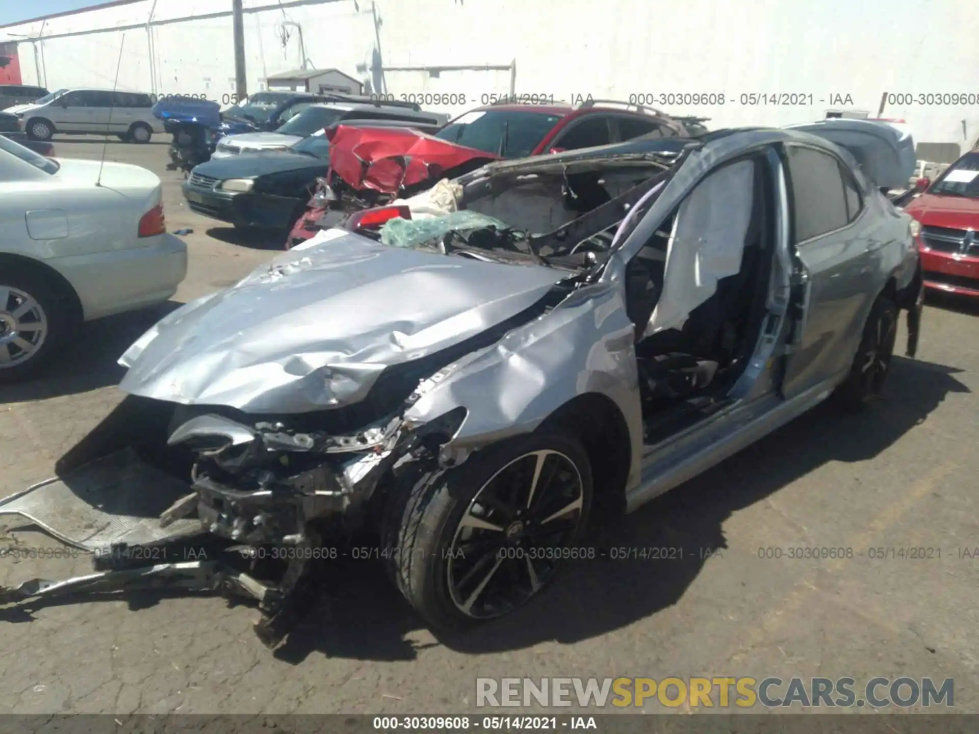 2 Photograph of a damaged car 4T1K61BK2LU008802 TOYOTA CAMRY 2020