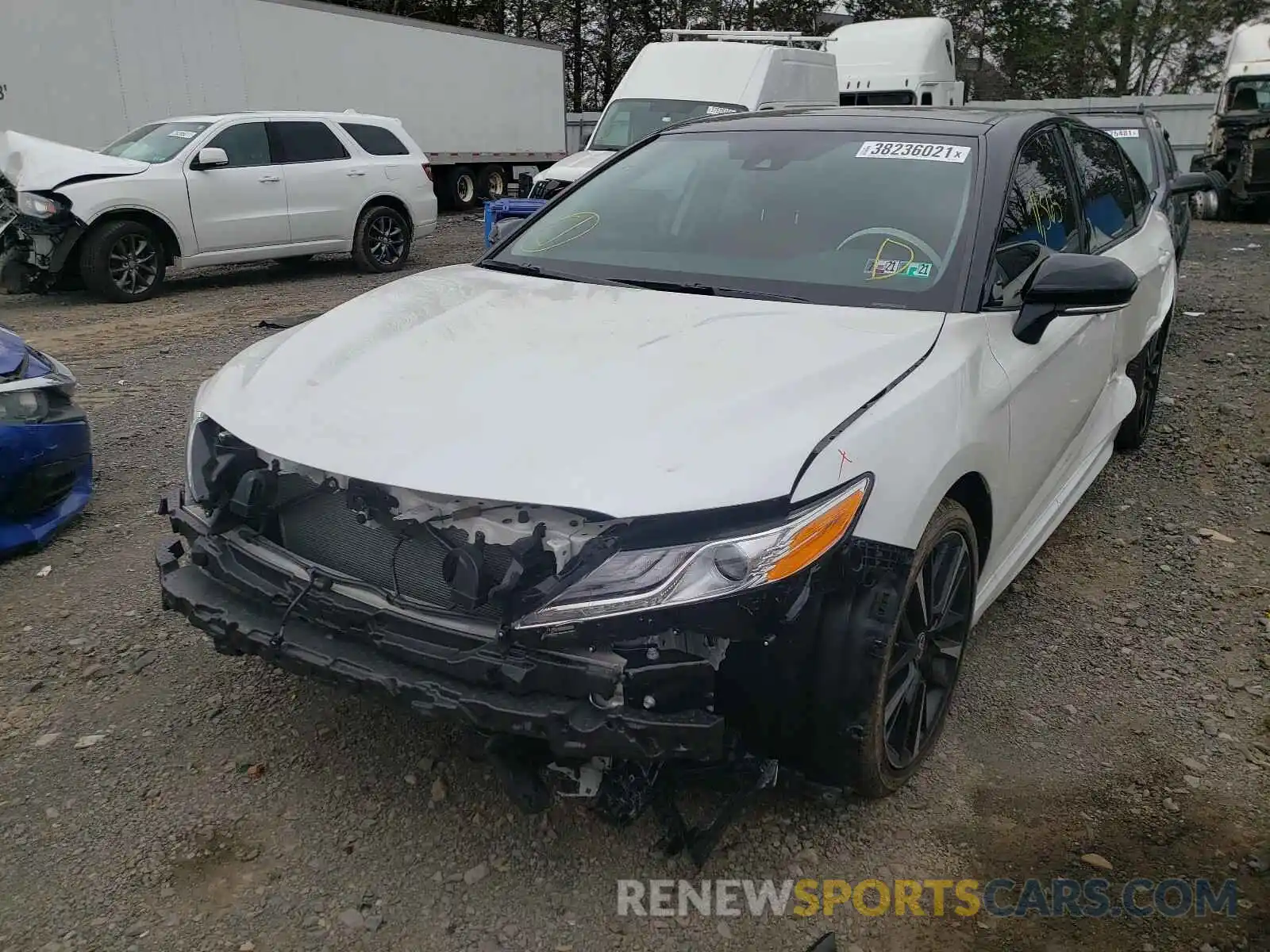 2 Photograph of a damaged car 4T1K61BK3LU007089 TOYOTA CAMRY 2020