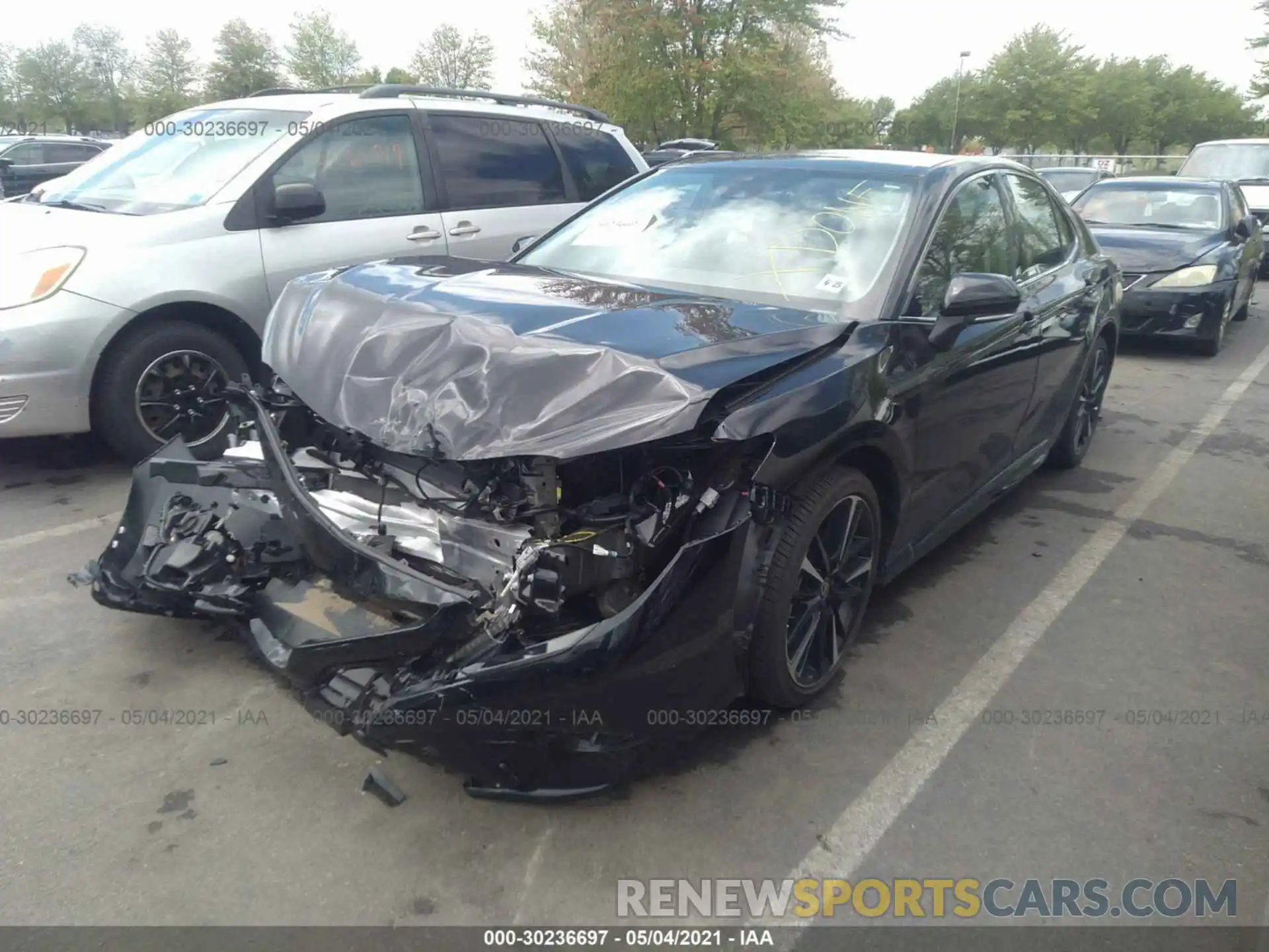 2 Photograph of a damaged car 4T1K61BK7LU005166 TOYOTA CAMRY 2020