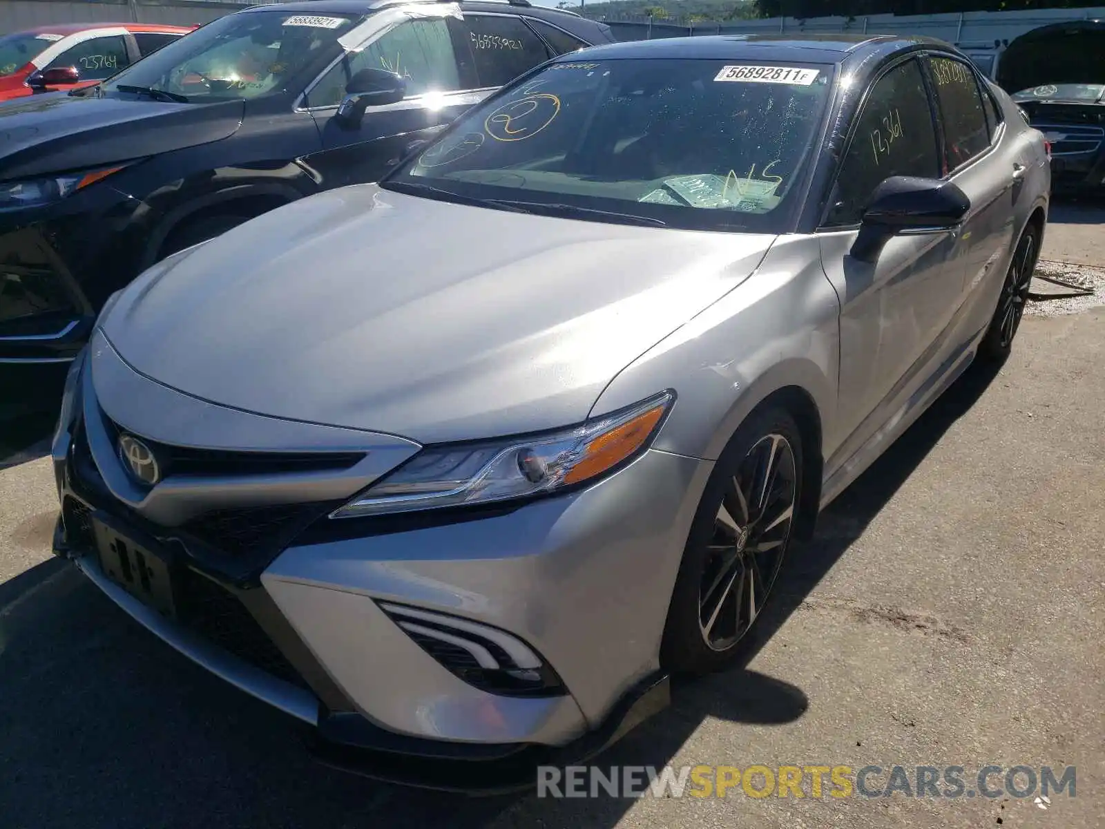 2 Photograph of a damaged car 4T1K61BK7LU005703 TOYOTA CAMRY 2020