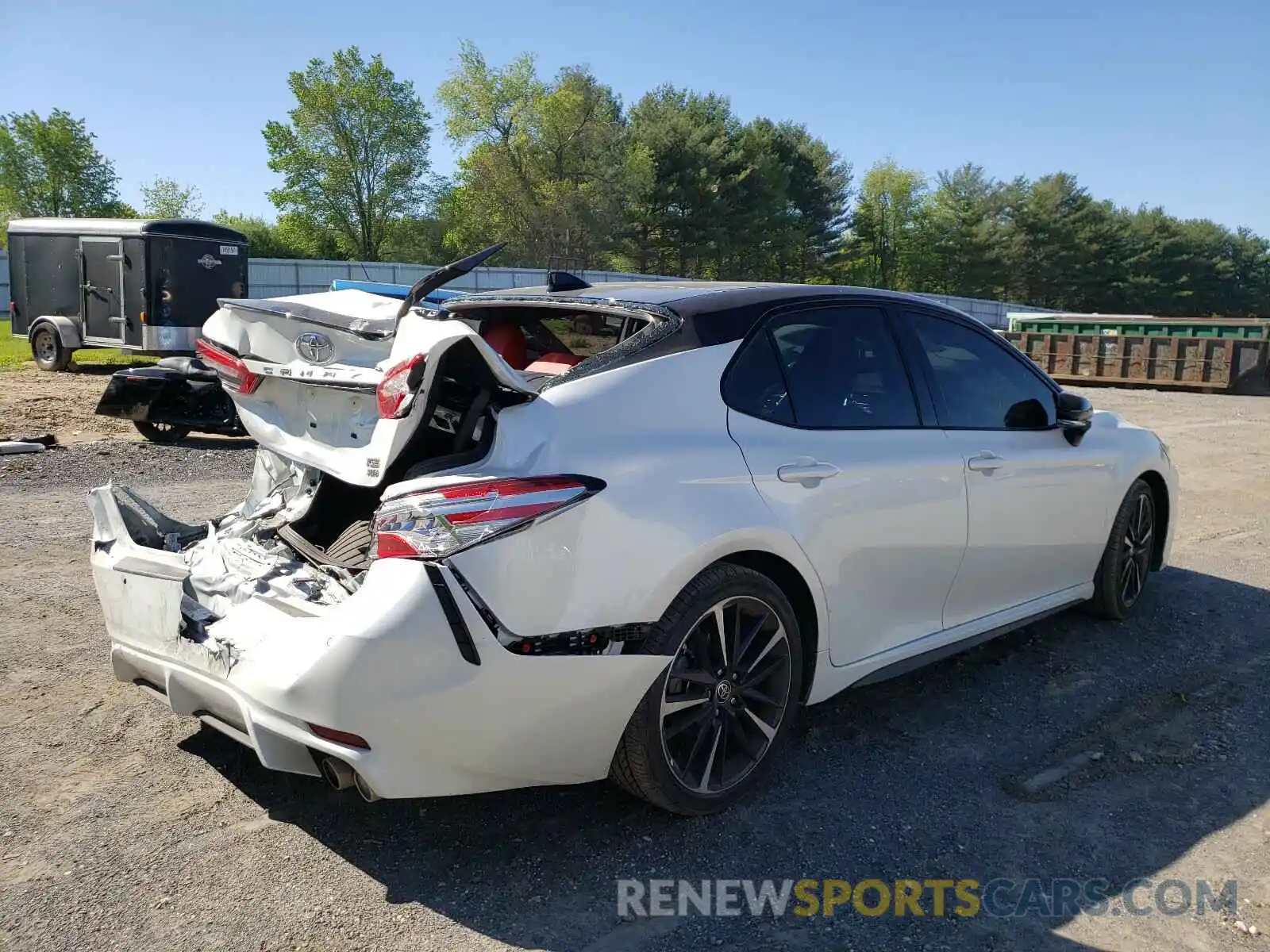 4 Photograph of a damaged car 4T1K61BK7LU013784 TOYOTA CAMRY 2020