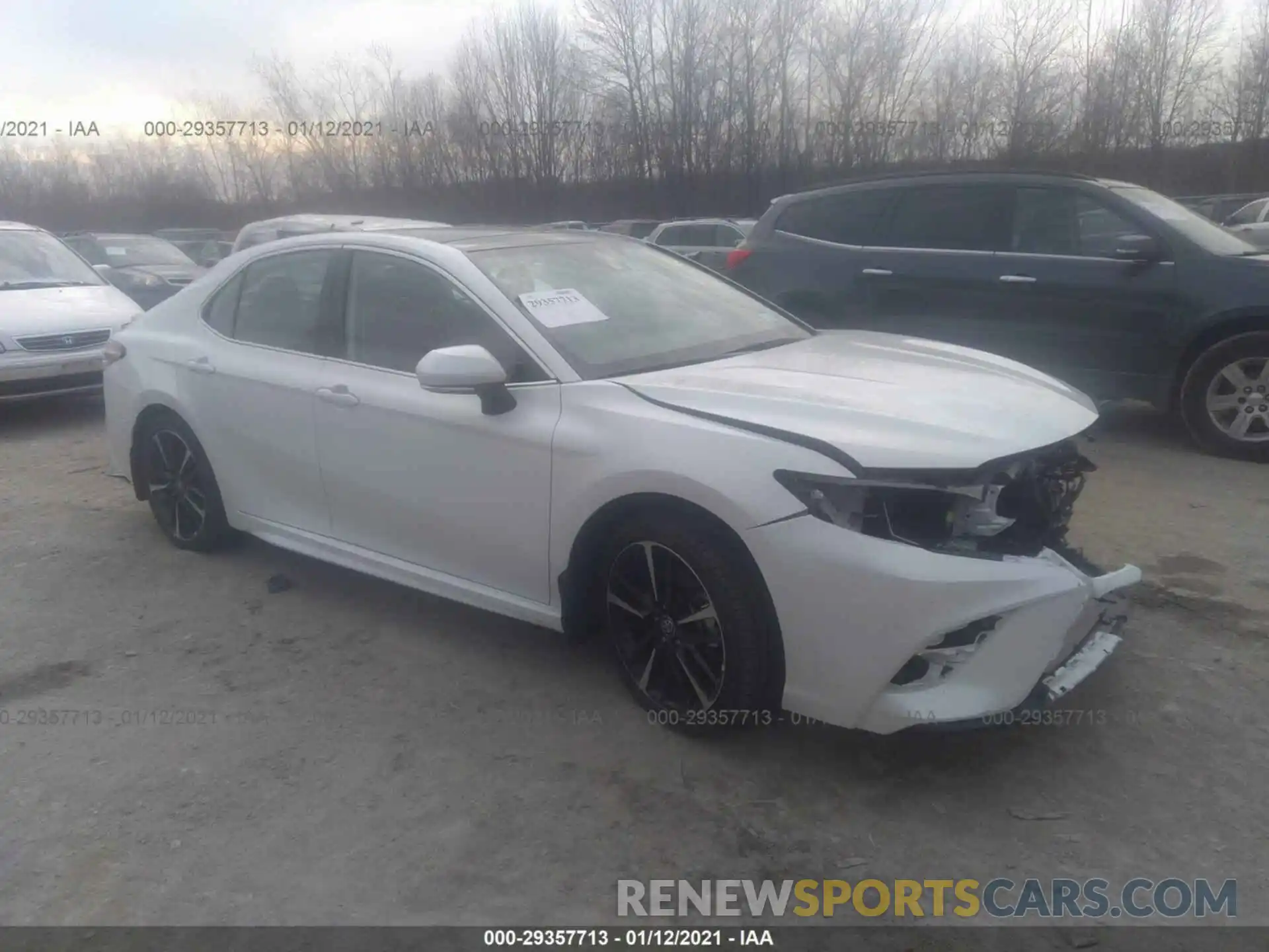 1 Photograph of a damaged car 4T1K61BK8LU007363 TOYOTA CAMRY 2020