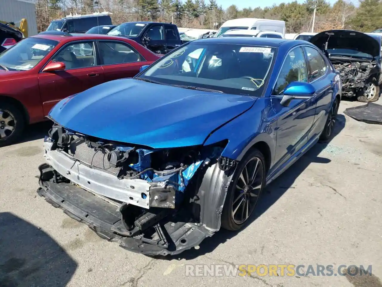 2 Photograph of a damaged car 4T1K61BK8LU010120 TOYOTA CAMRY 2020