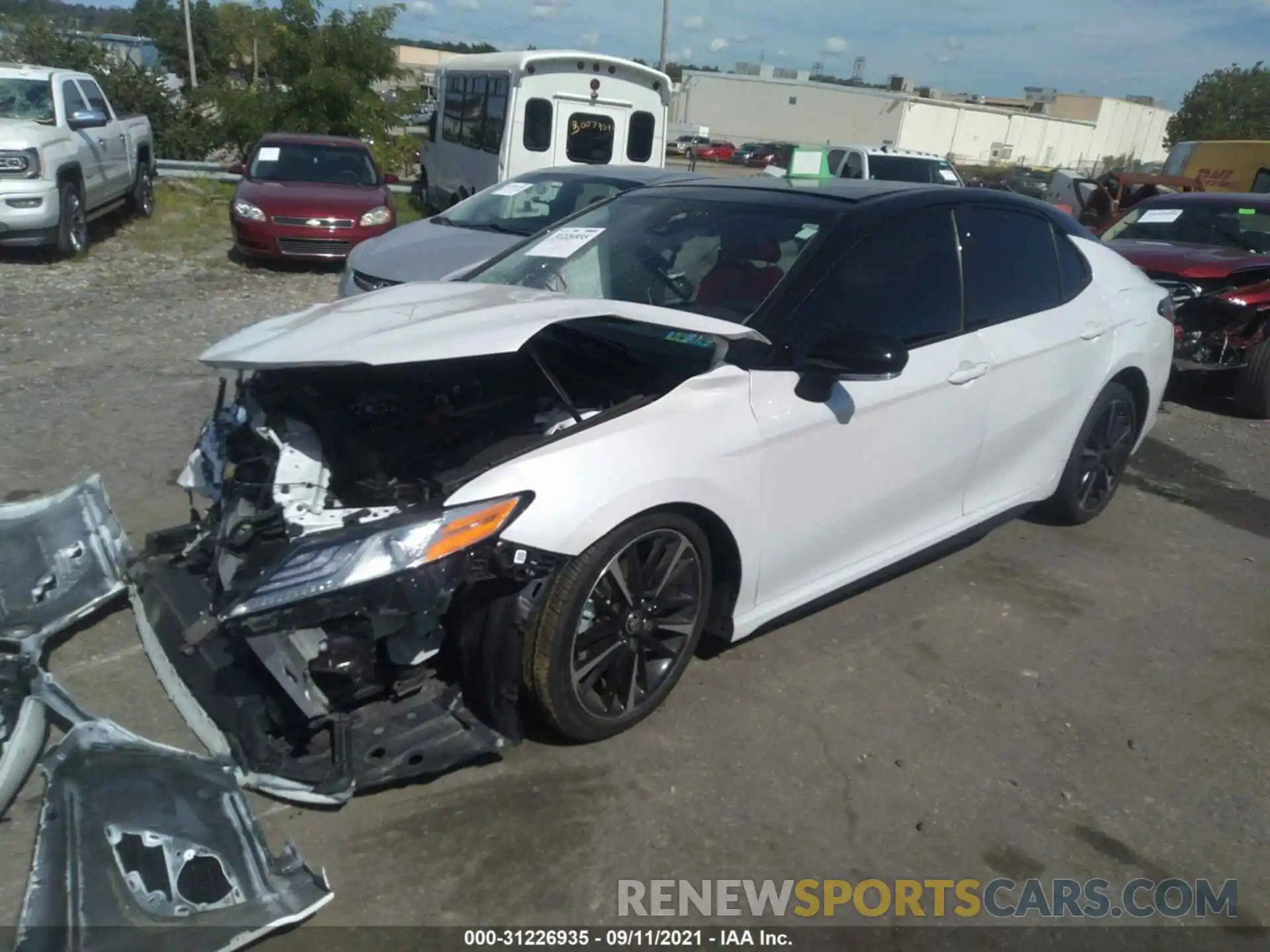 2 Photograph of a damaged car 4T1K61BK8LU010747 TOYOTA CAMRY 2020