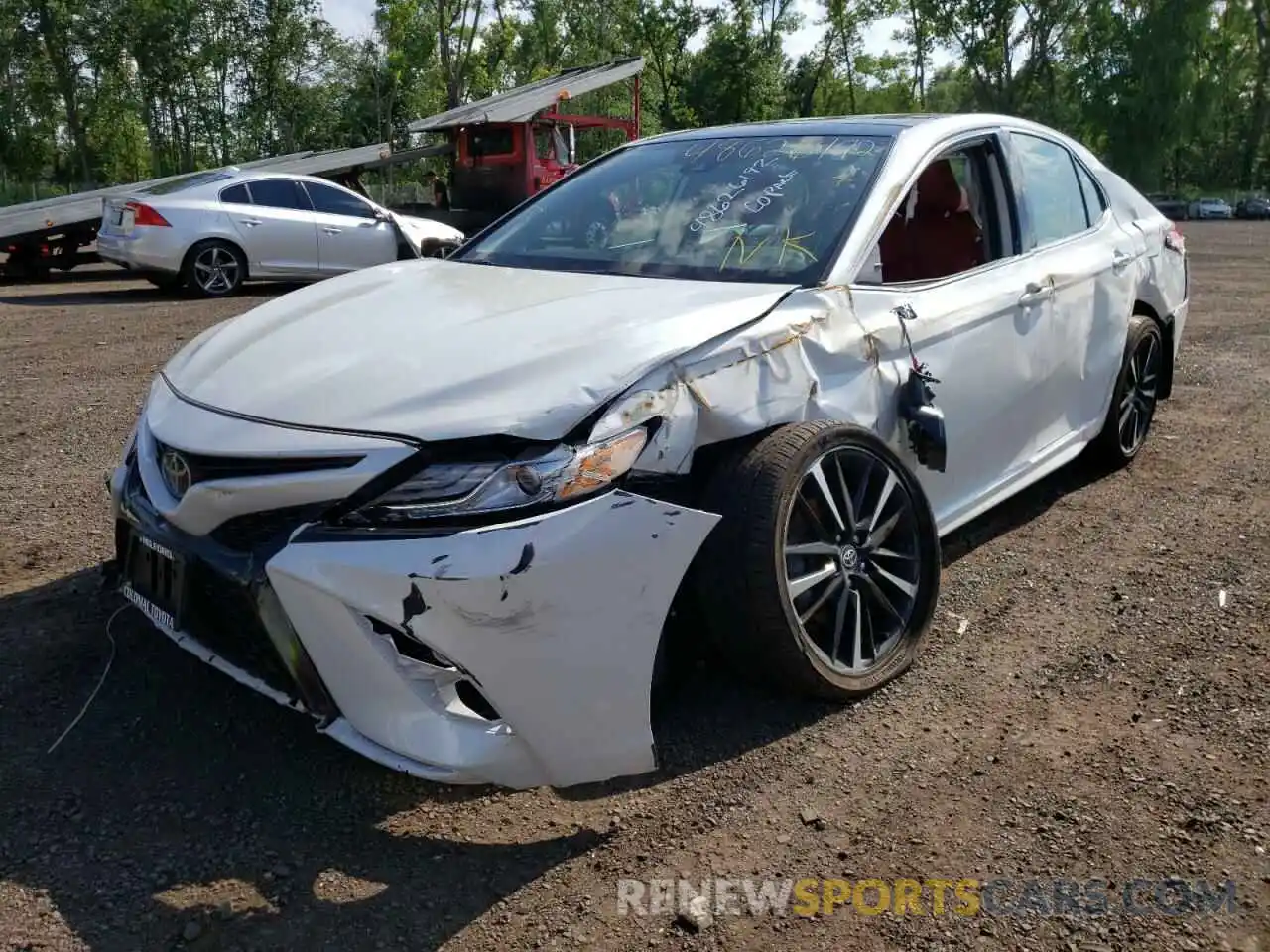 2 Photograph of a damaged car 4T1K61BK8LU017584 TOYOTA CAMRY 2020