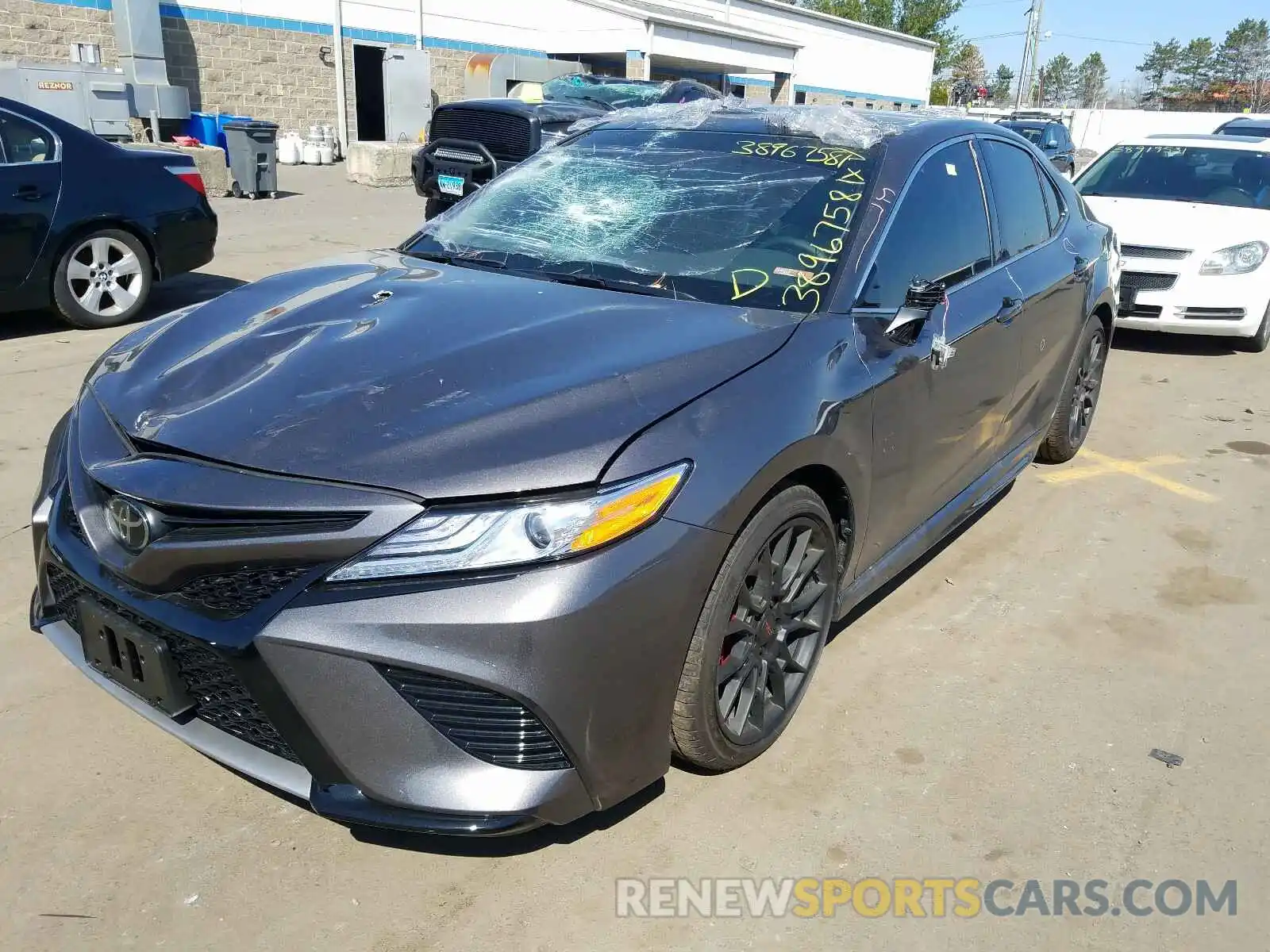 2 Photograph of a damaged car 4T1K61BK8LU017939 TOYOTA CAMRY 2020