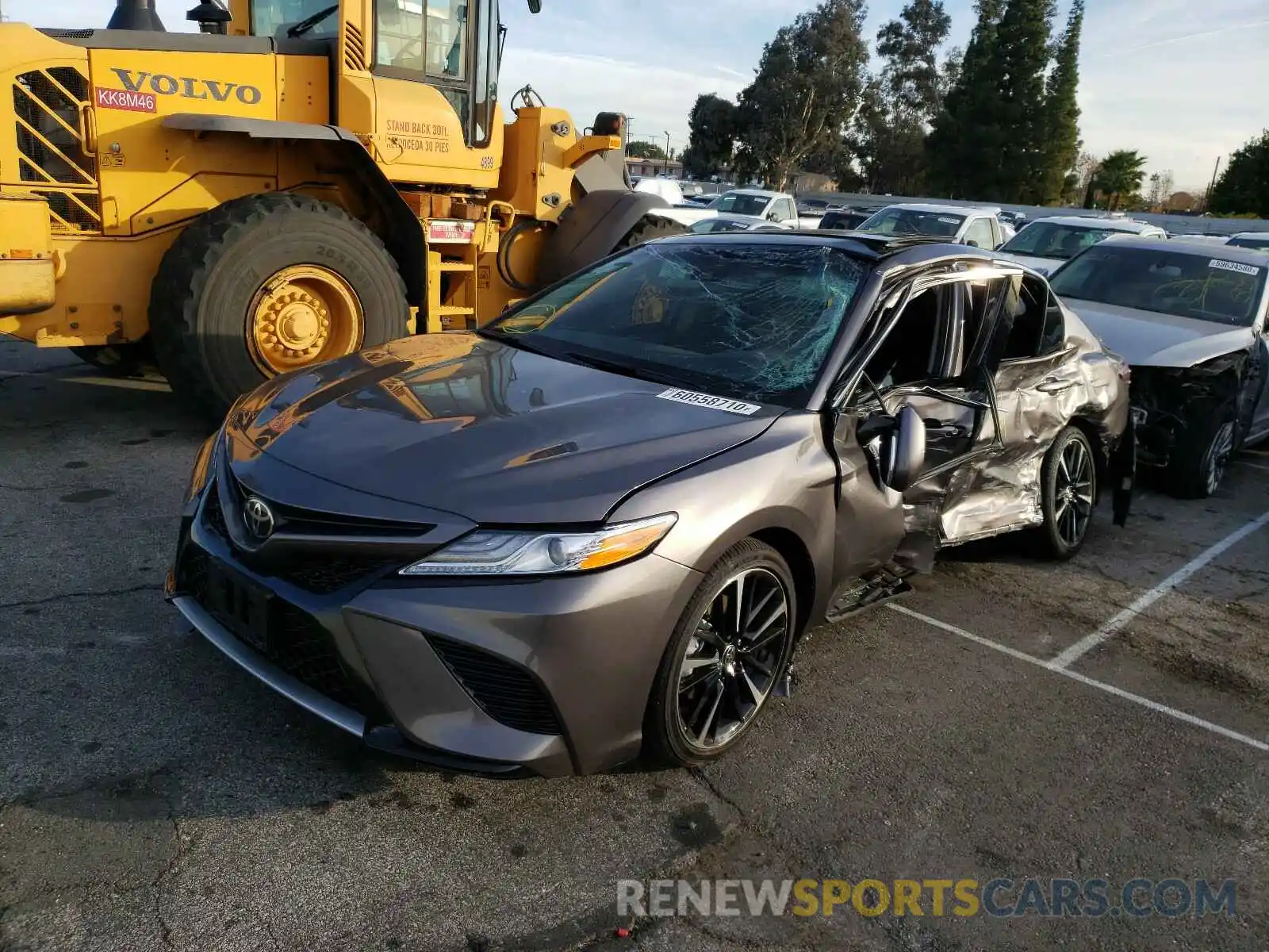 2 Photograph of a damaged car 4T1K61BK9LU011499 TOYOTA CAMRY 2020