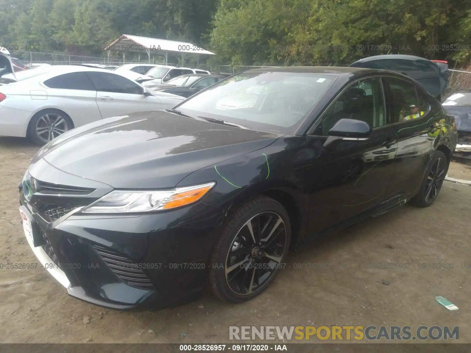 2 Photograph of a damaged car 4T1K61BKXLU010782 TOYOTA CAMRY 2020