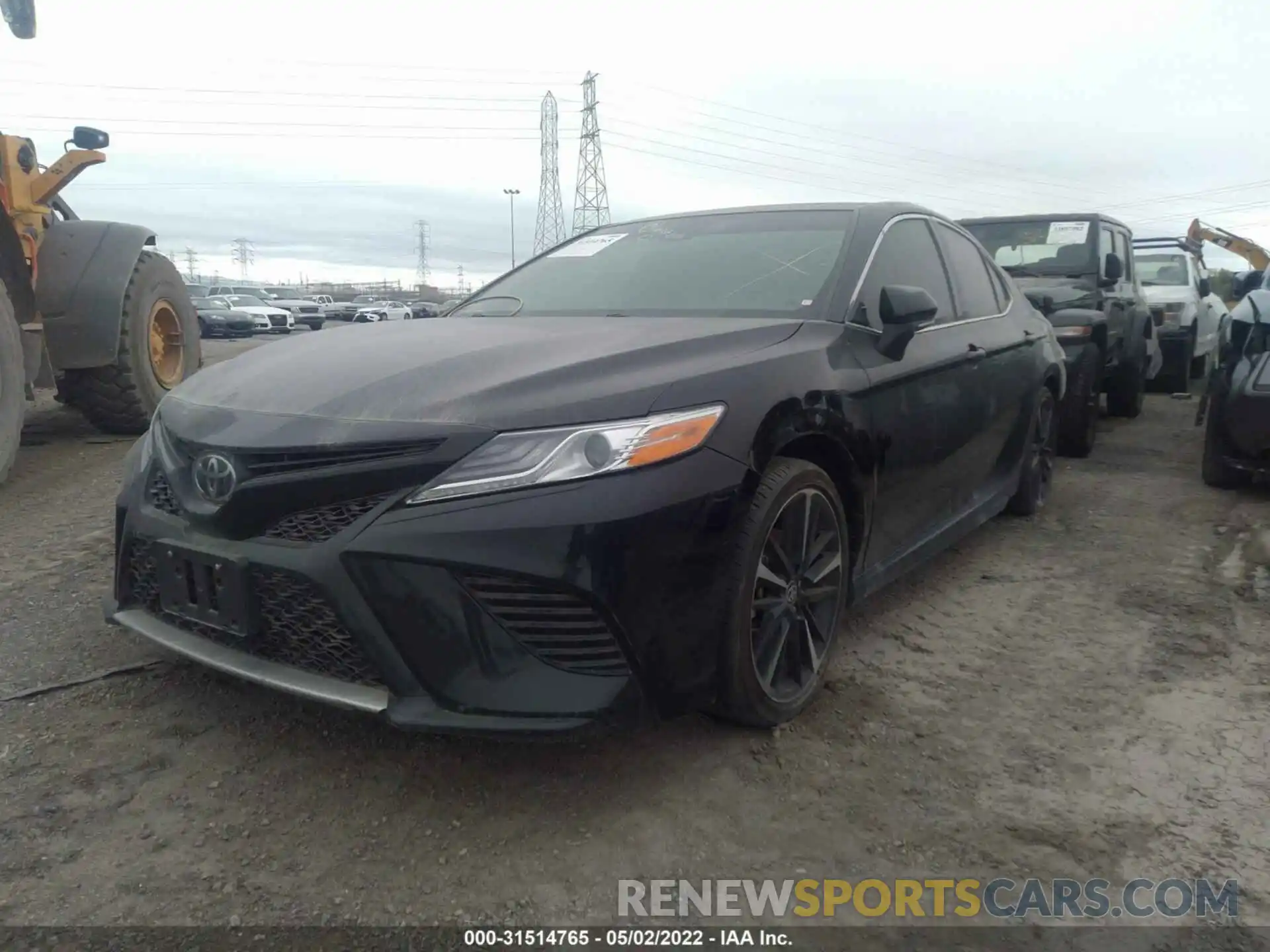 2 Photograph of a damaged car 4T1K61BKXLU014024 TOYOTA CAMRY 2020