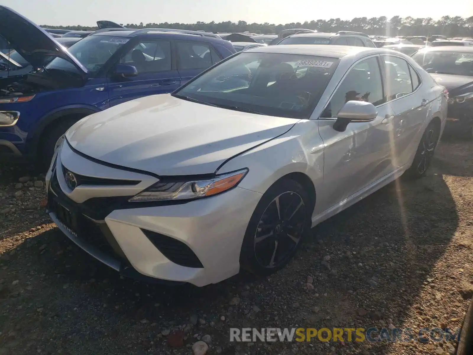 2 Photograph of a damaged car 4T1K61BKXLU018316 TOYOTA CAMRY 2020