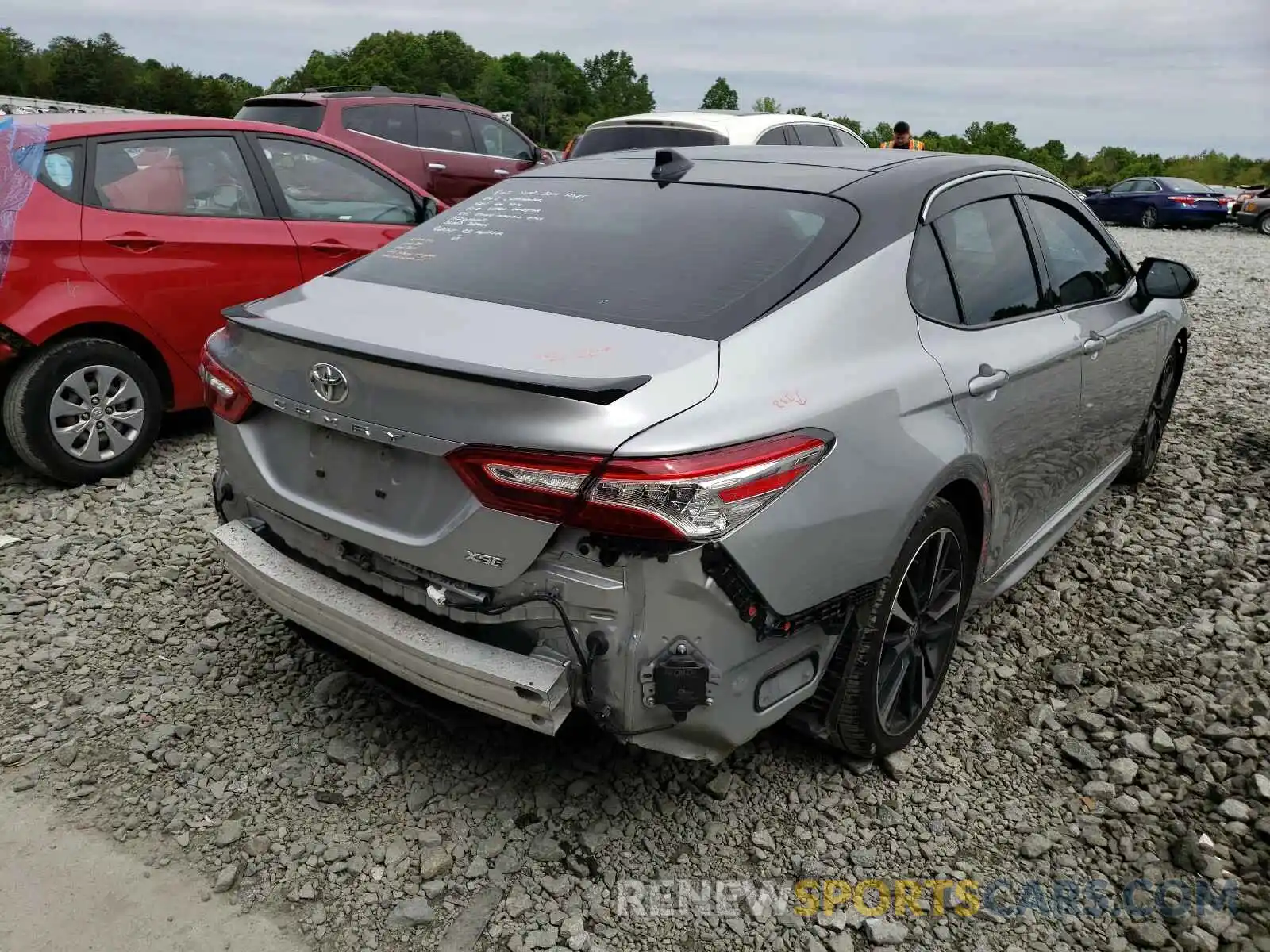 4 Photograph of a damaged car 4T1KZ1AK0LU042956 TOYOTA CAMRY 2020