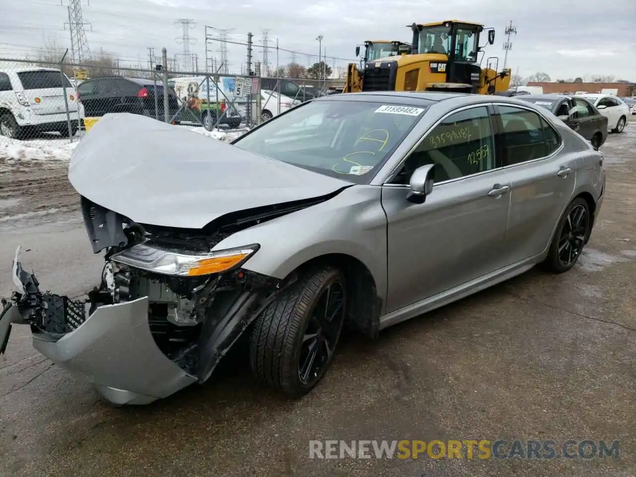 2 Photograph of a damaged car 4T1KZ1AK0LU045193 TOYOTA CAMRY 2020