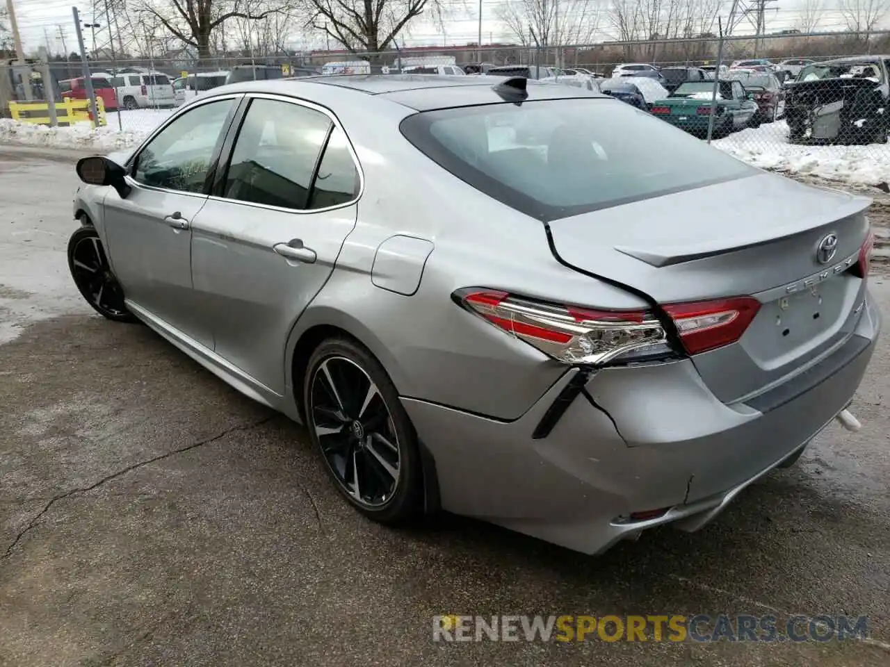 3 Photograph of a damaged car 4T1KZ1AK0LU045193 TOYOTA CAMRY 2020