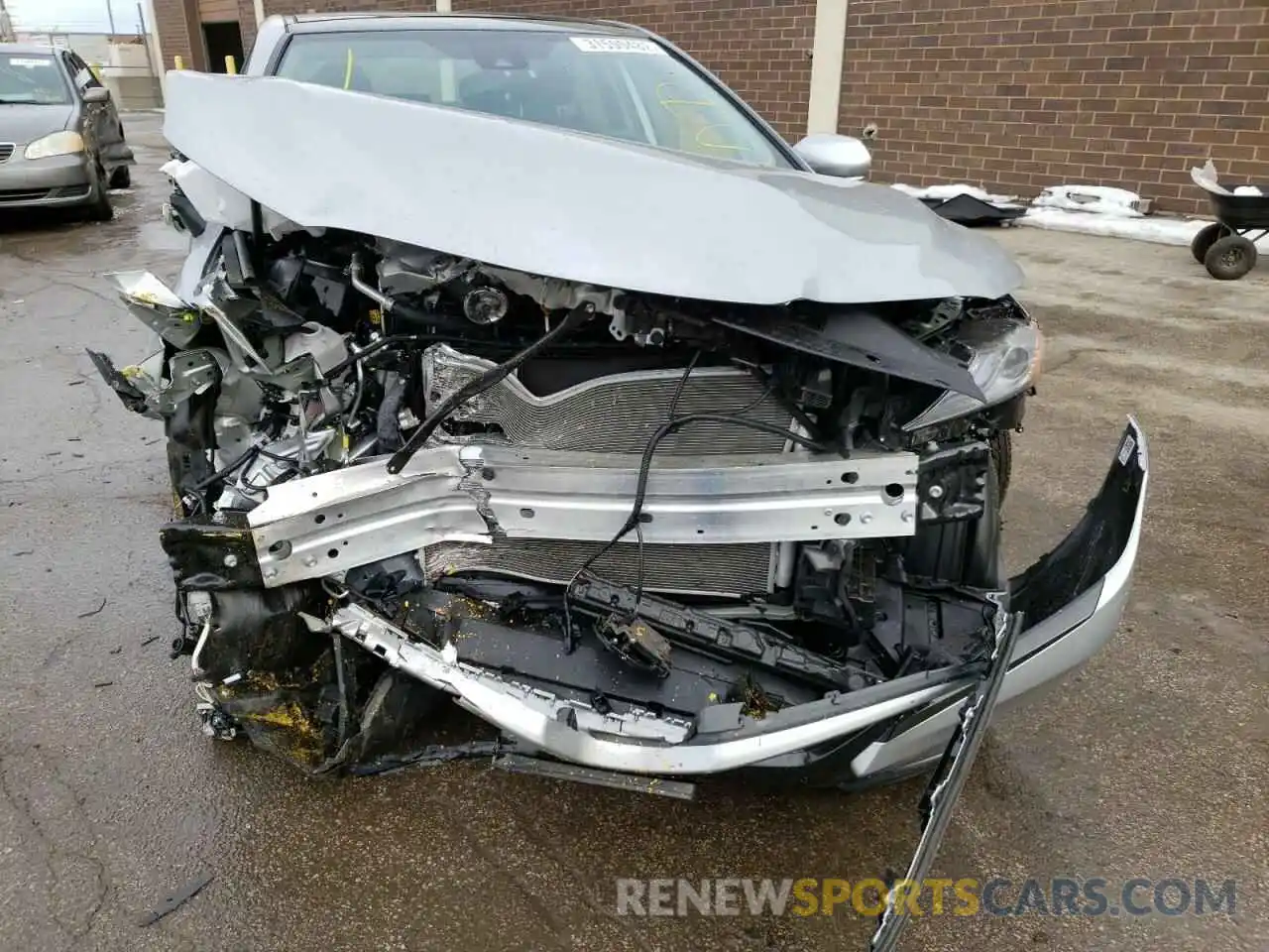 9 Photograph of a damaged car 4T1KZ1AK0LU045193 TOYOTA CAMRY 2020