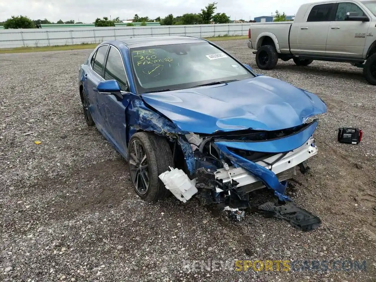1 Фотография поврежденного автомобиля 4T1KZ1AK1LU034977 TOYOTA CAMRY 2020