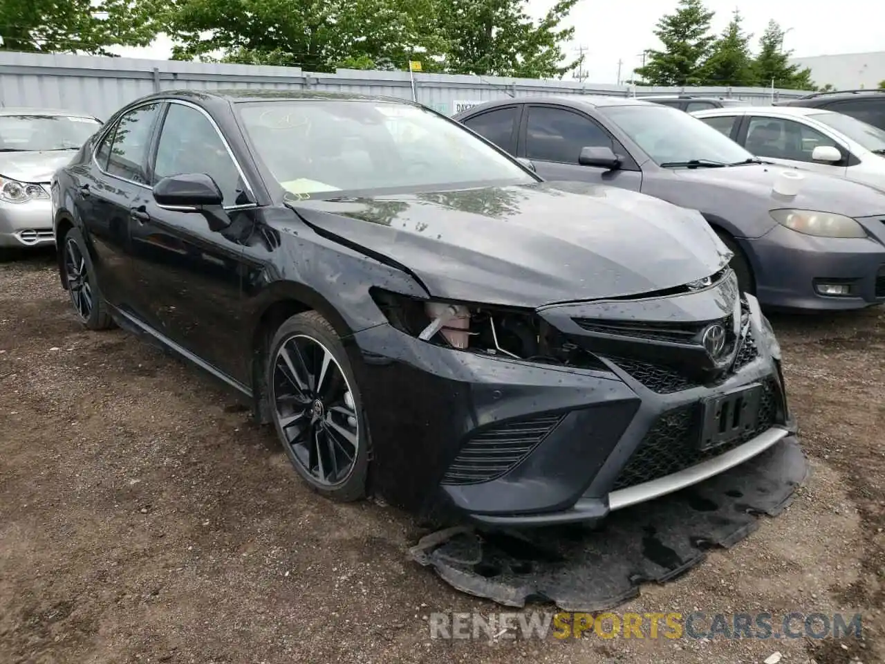 1 Photograph of a damaged car 4T1KZ1AK1LU042447 TOYOTA CAMRY 2020