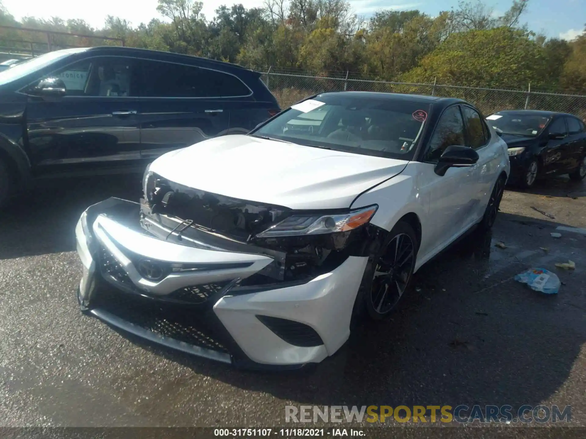 2 Photograph of a damaged car 4T1KZ1AK1LU046613 TOYOTA CAMRY 2020