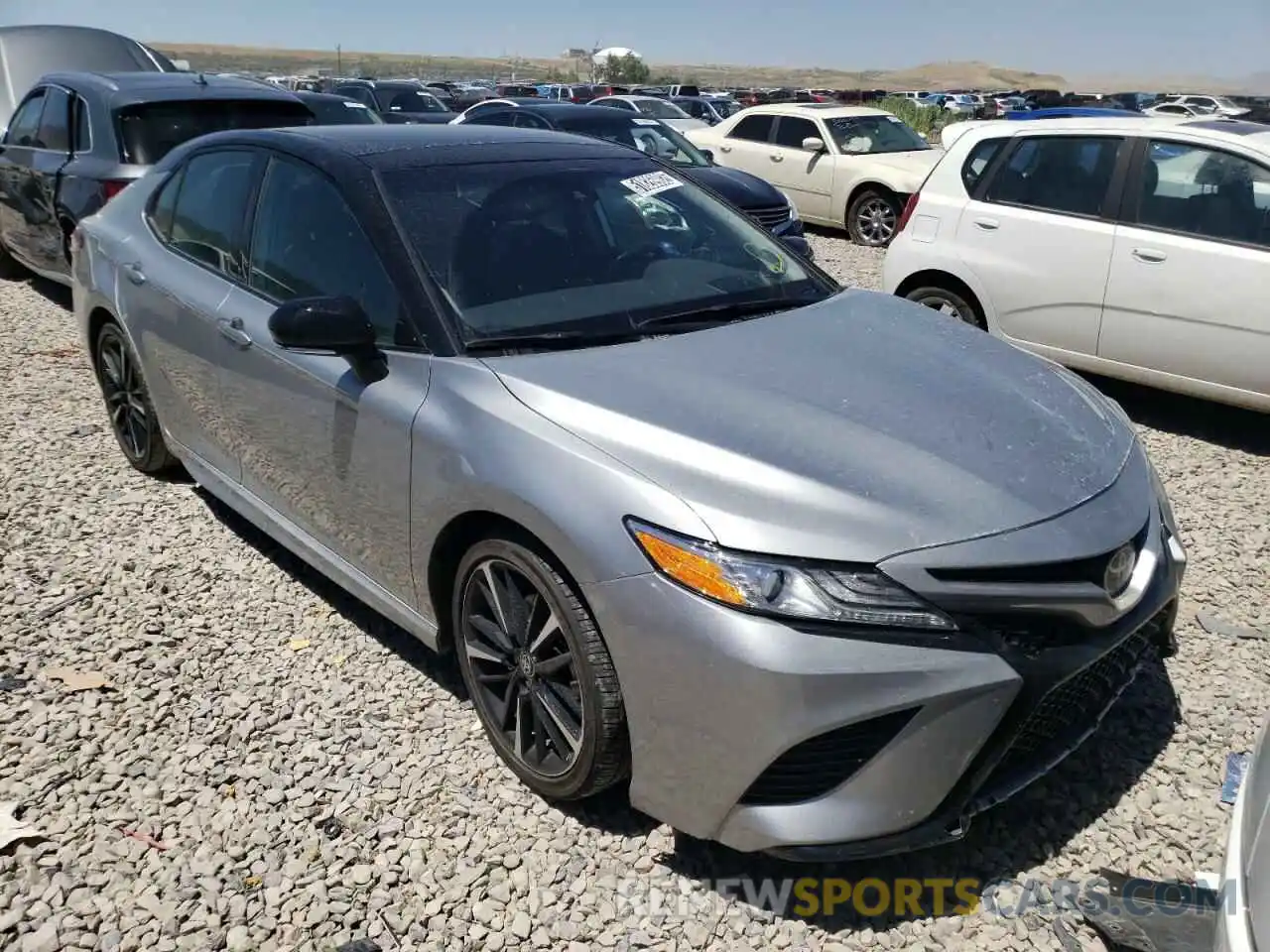 1 Photograph of a damaged car 4T1KZ1AK2LU045535 TOYOTA CAMRY 2020