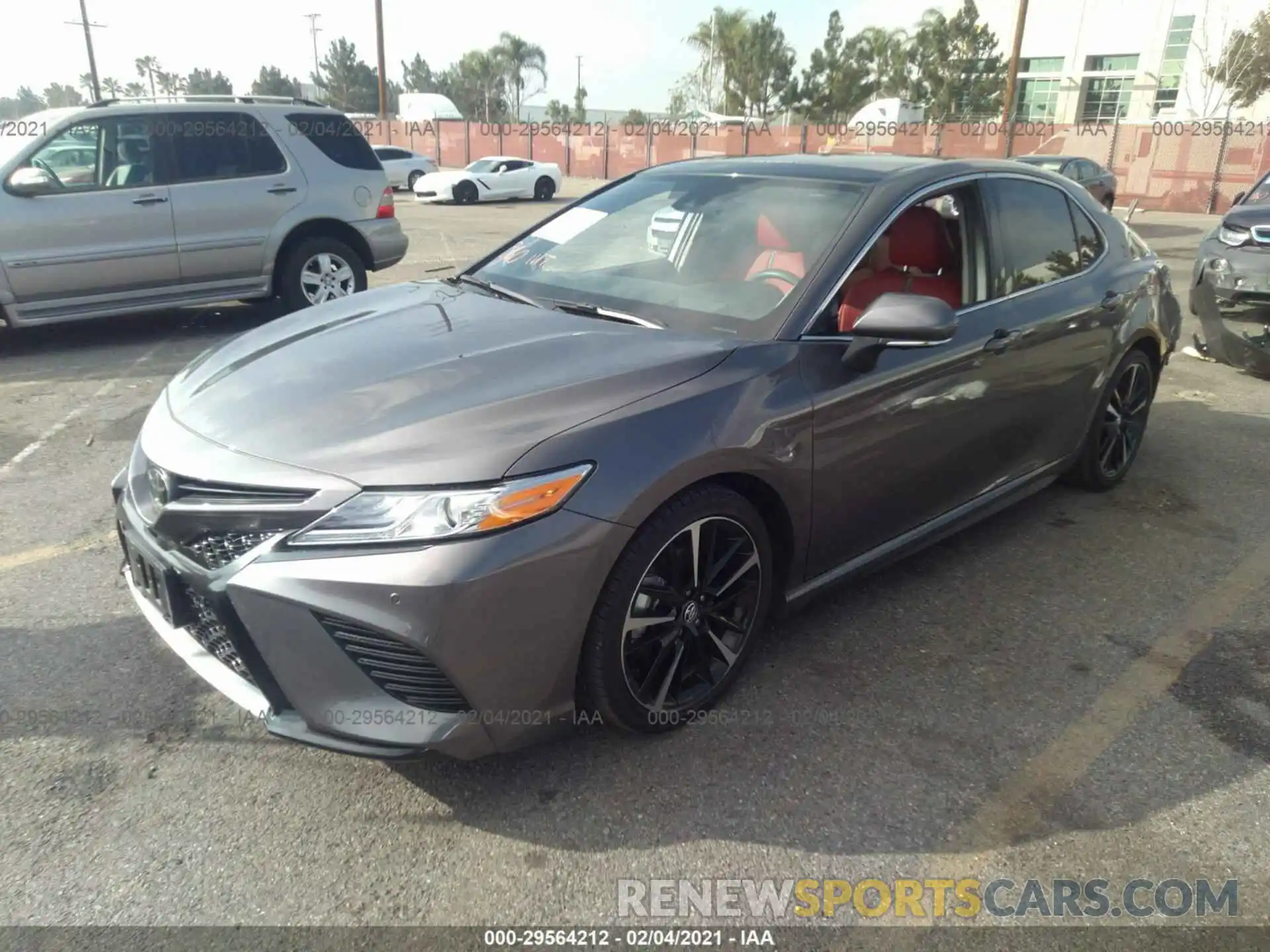 2 Photograph of a damaged car 4T1KZ1AK3LU036133 TOYOTA CAMRY 2020