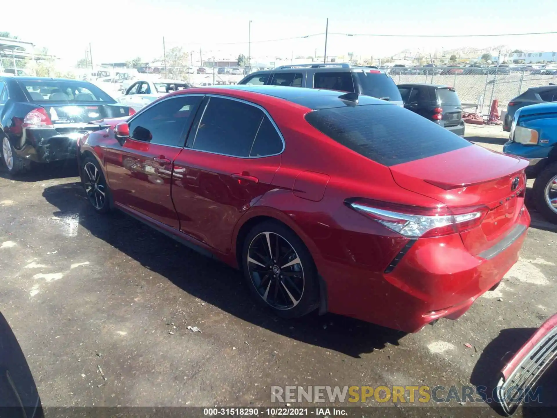 3 Photograph of a damaged car 4T1KZ1AK4LU034696 TOYOTA CAMRY 2020