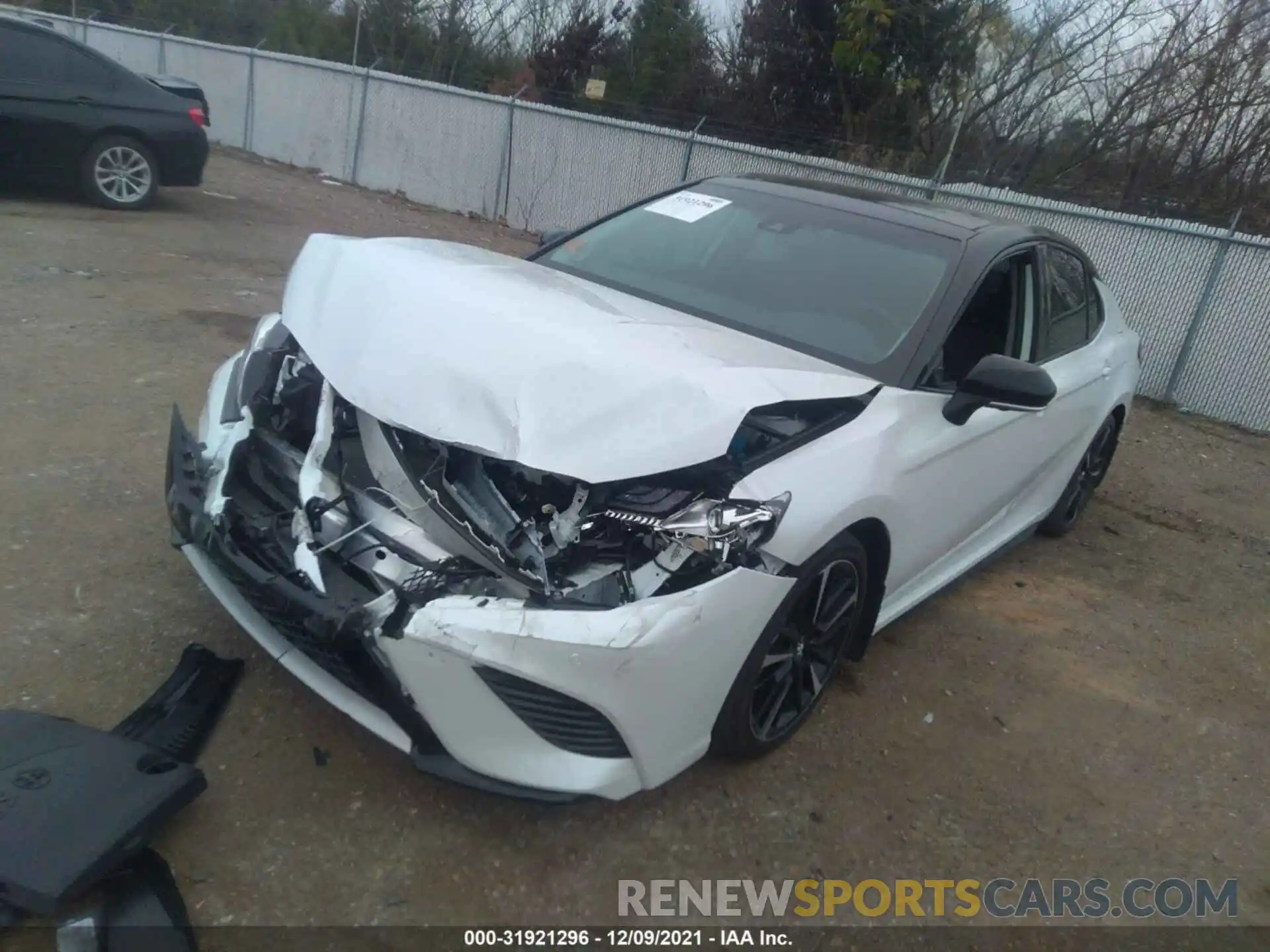 2 Photograph of a damaged car 4T1KZ1AK4LU039459 TOYOTA CAMRY 2020