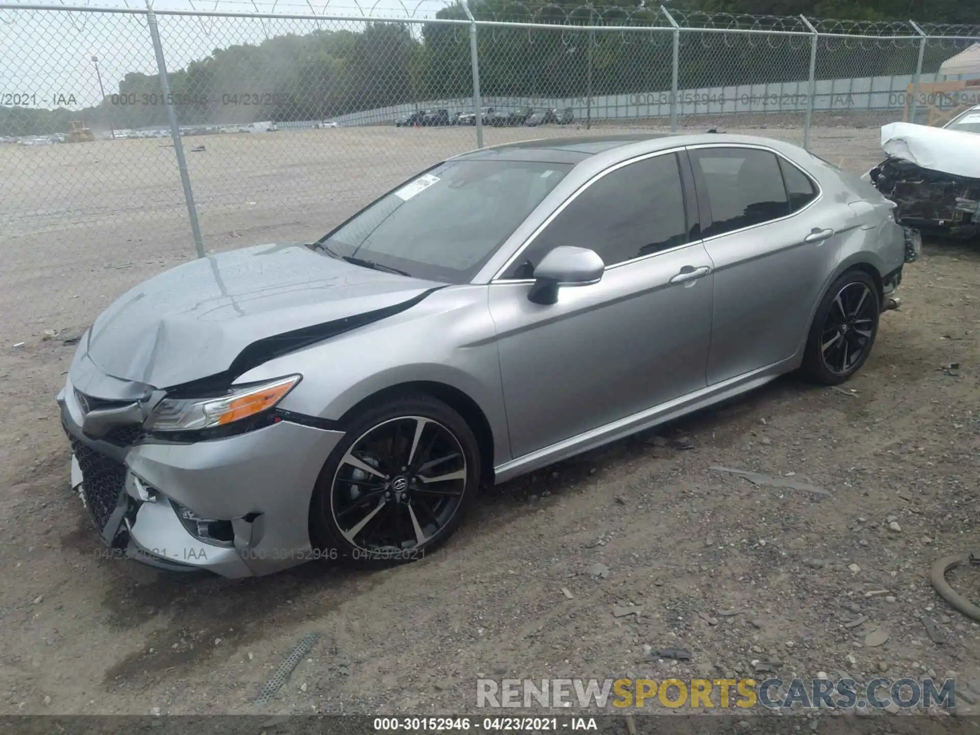 2 Photograph of a damaged car 4T1KZ1AK4LU039929 TOYOTA CAMRY 2020