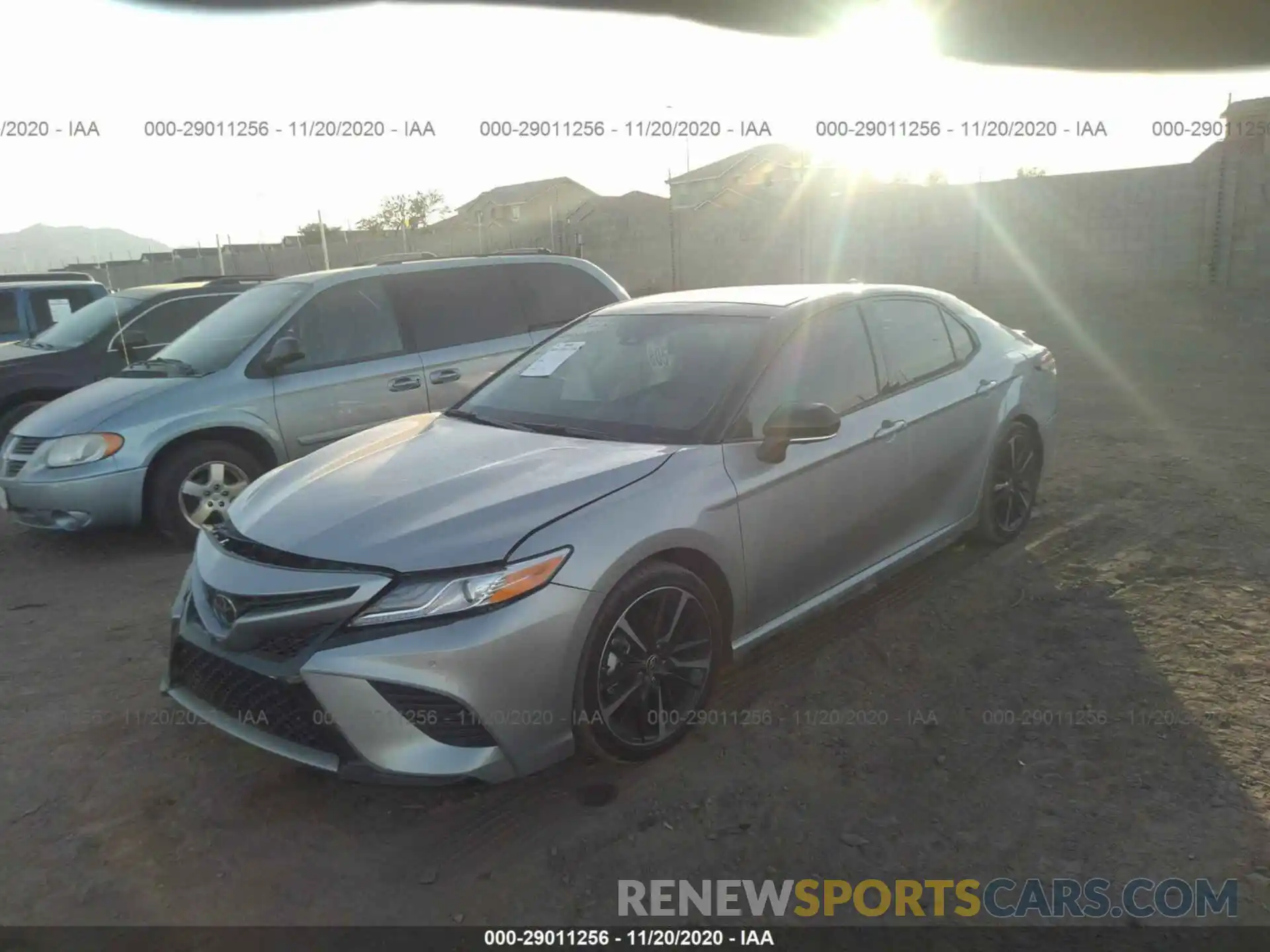 2 Photograph of a damaged car 4T1KZ1AK4LU043639 TOYOTA CAMRY 2020