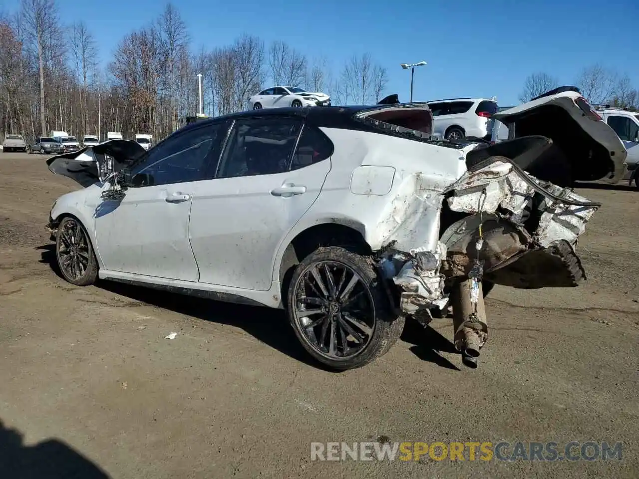 2 Photograph of a damaged car 4T1KZ1AK4LU046623 TOYOTA CAMRY 2020