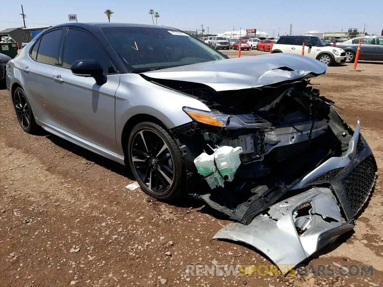 1 Photograph of a damaged car 4T1KZ1AK5LU033766 TOYOTA CAMRY 2020