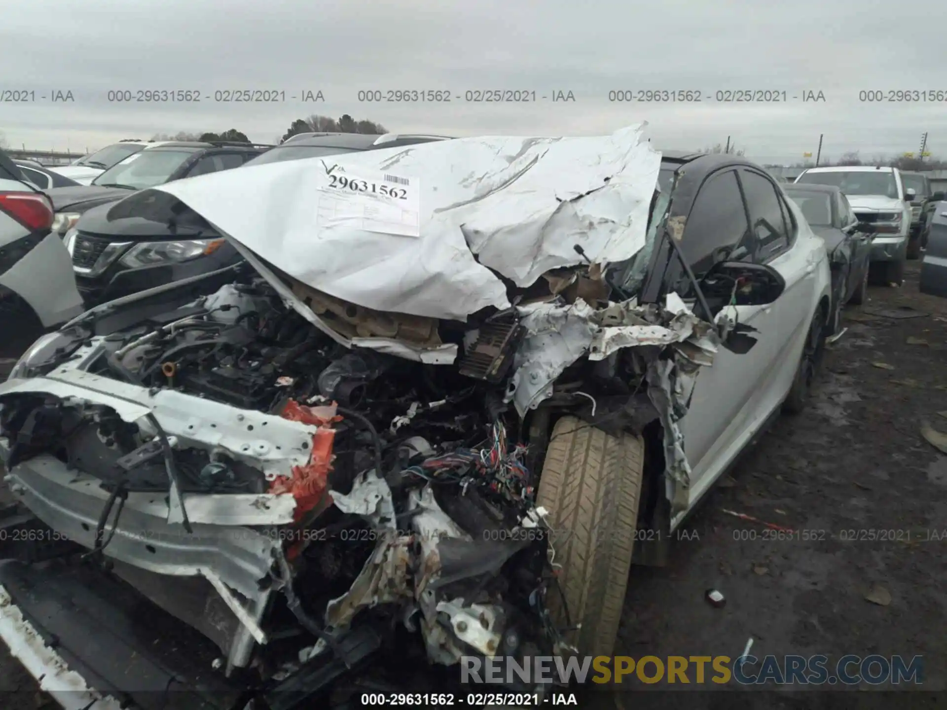 2 Photograph of a damaged car 4T1KZ1AK5LU034285 TOYOTA CAMRY 2020