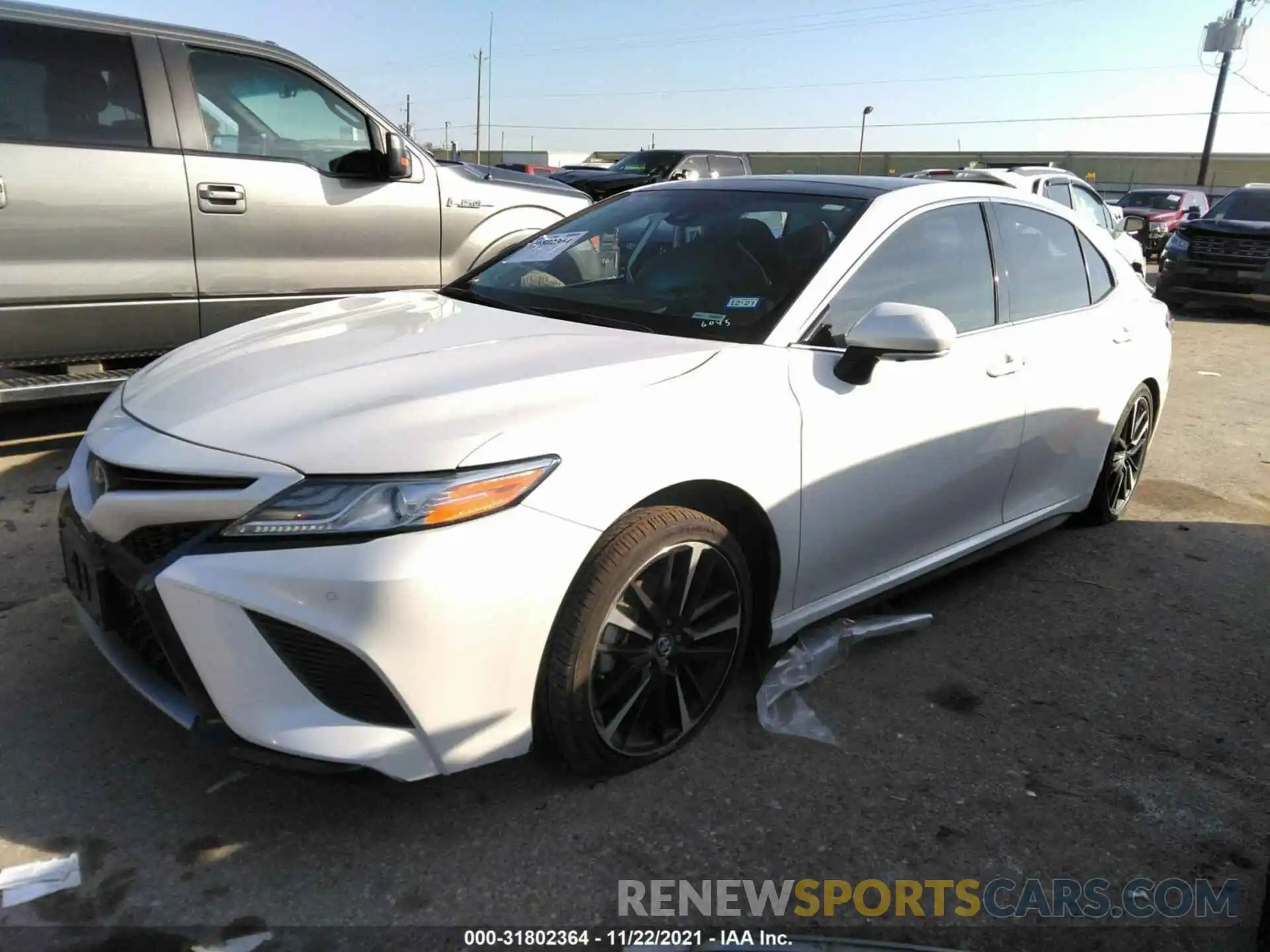 2 Photograph of a damaged car 4T1KZ1AK6LU036045 TOYOTA CAMRY 2020