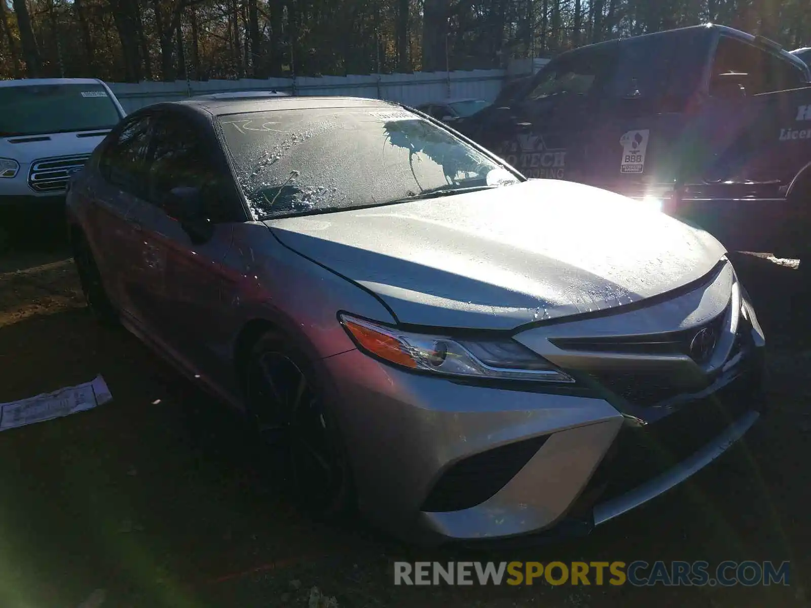 1 Photograph of a damaged car 4T1KZ1AK6LU046543 TOYOTA CAMRY 2020